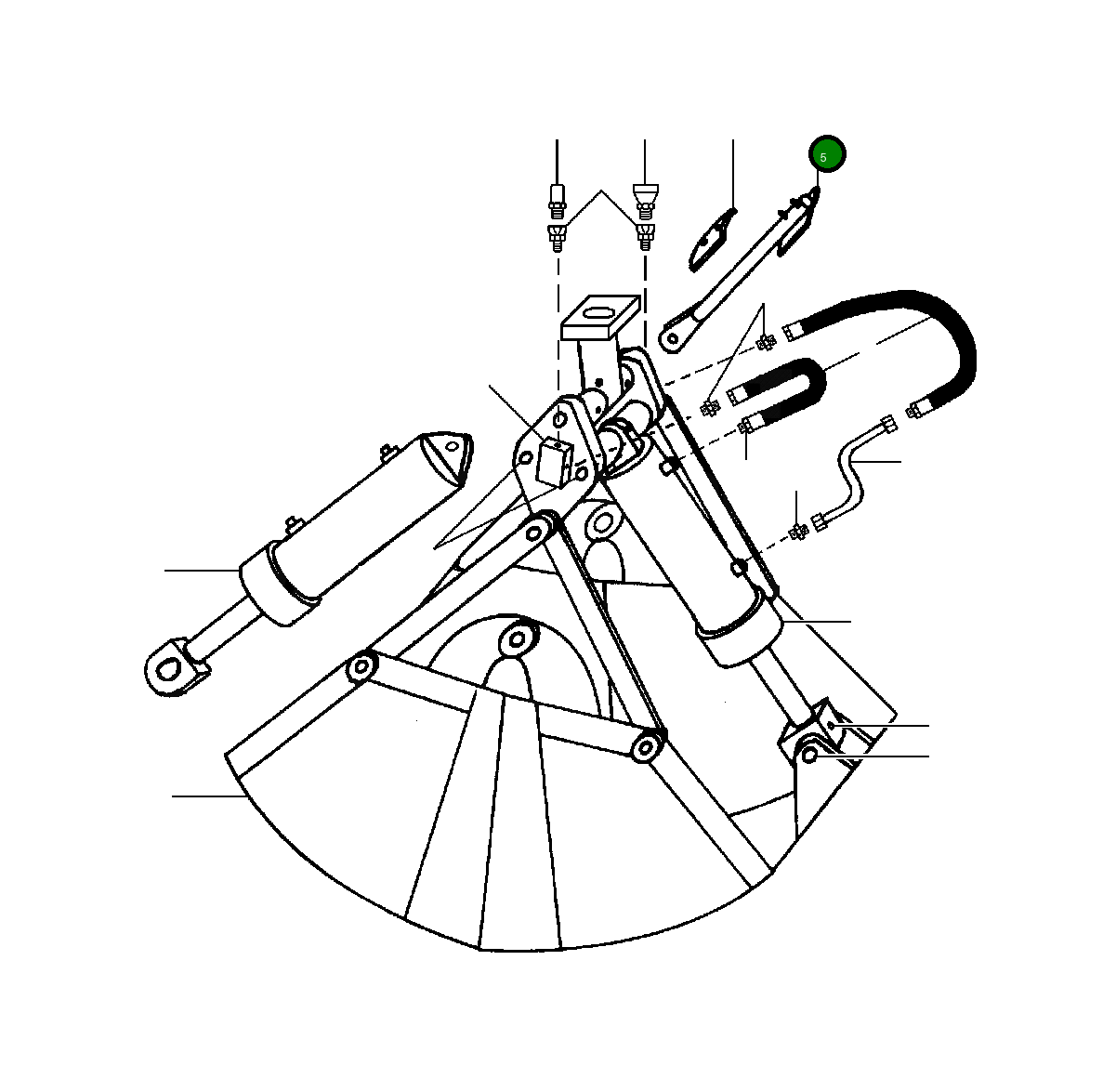 Вилка 71 956 Komatsu