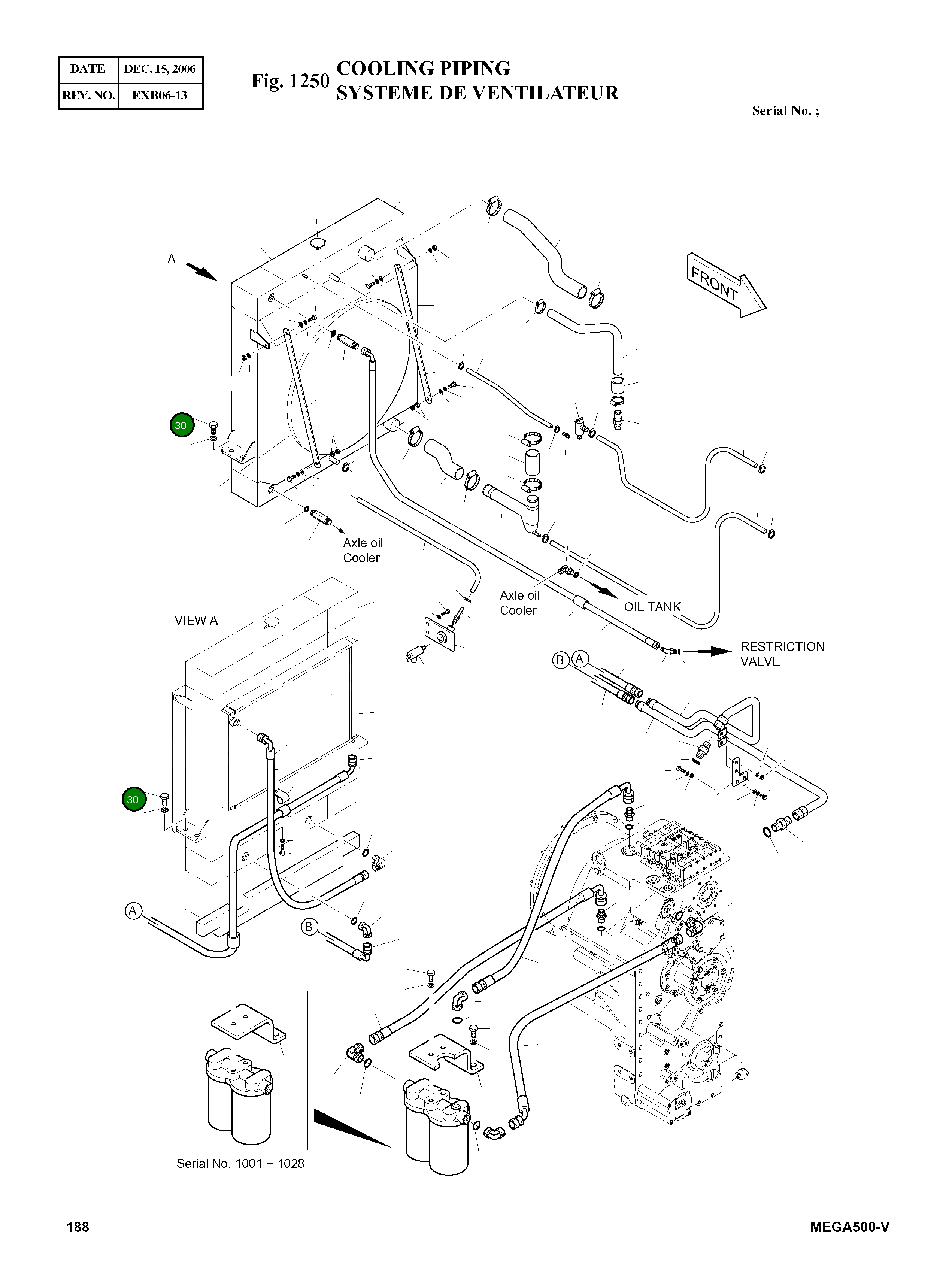 Болт M22X2.5X50 S0530661 Komatsu