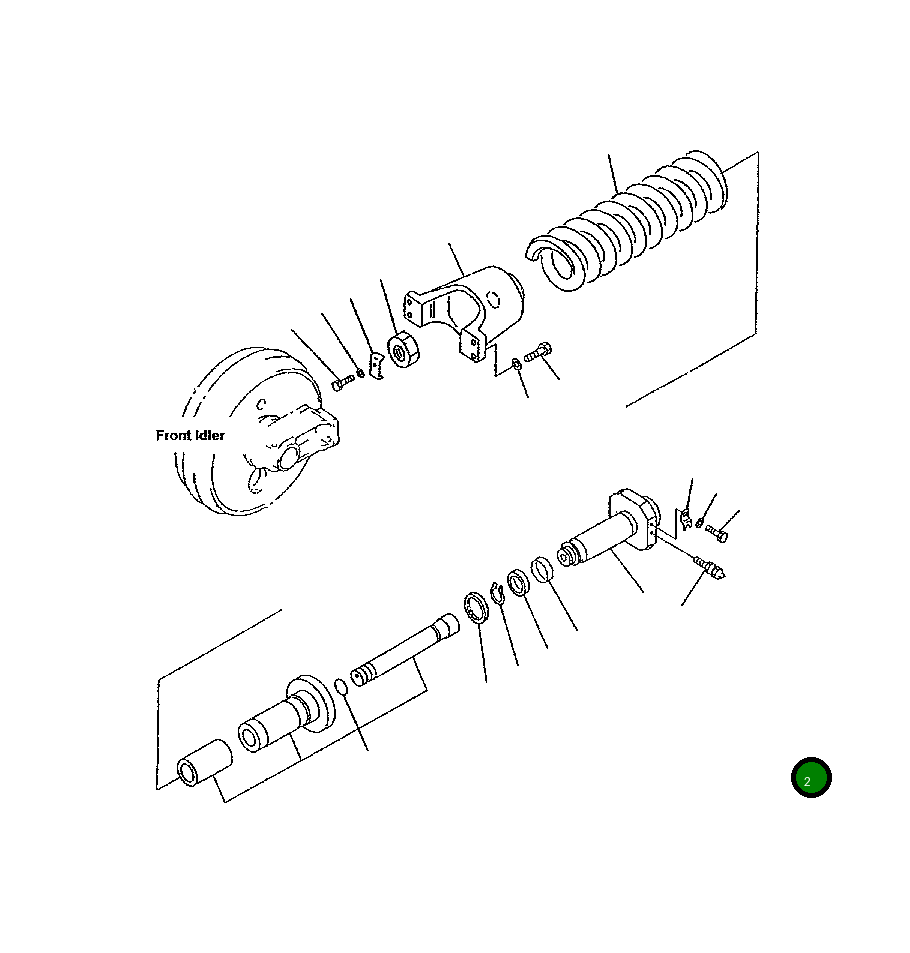Вал 207-30-68480 Komatsu