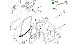 Болт M8X1.25X20 2120-2166D5 Komatsu