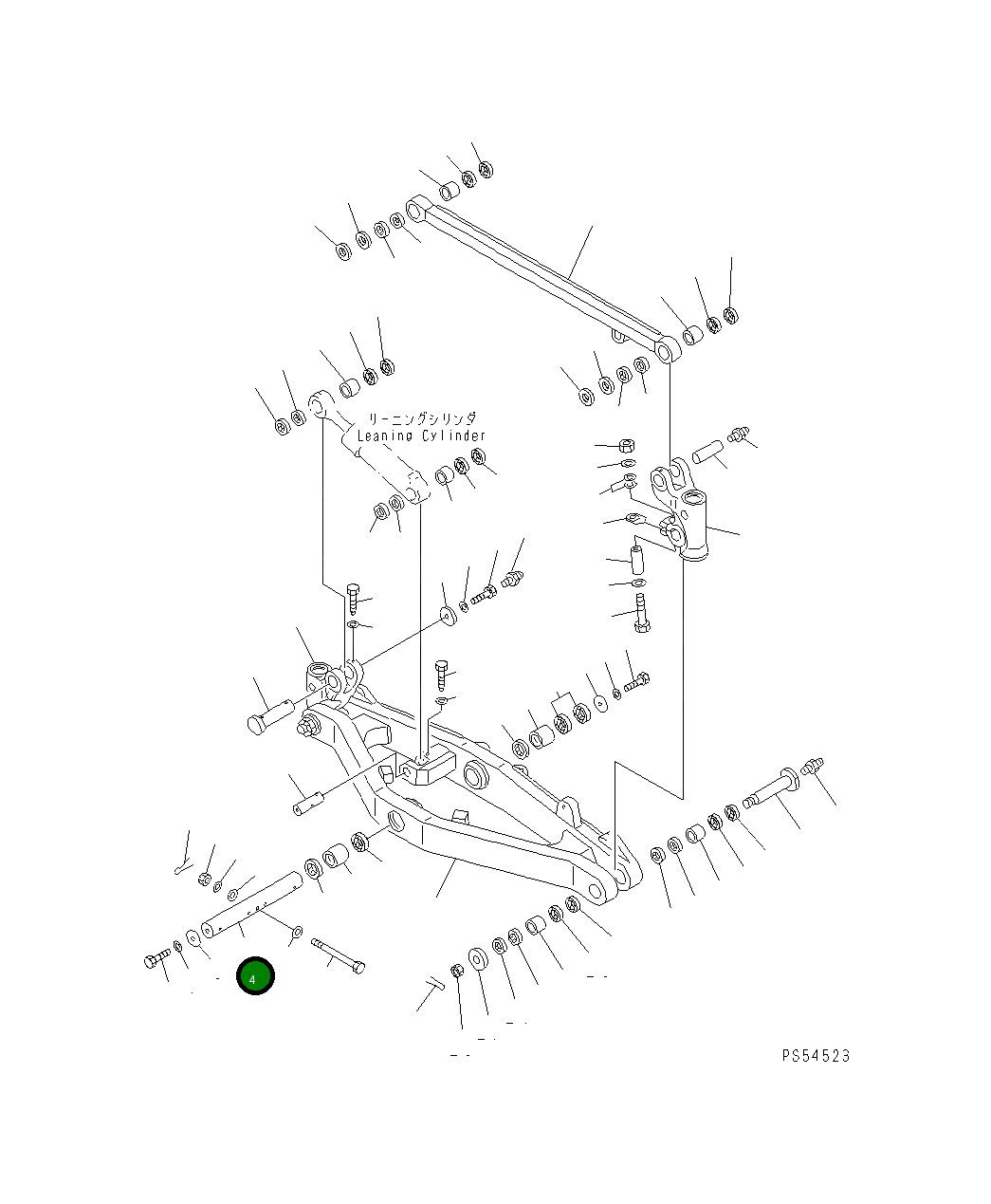 Вал 235-27-31120 Komatsu