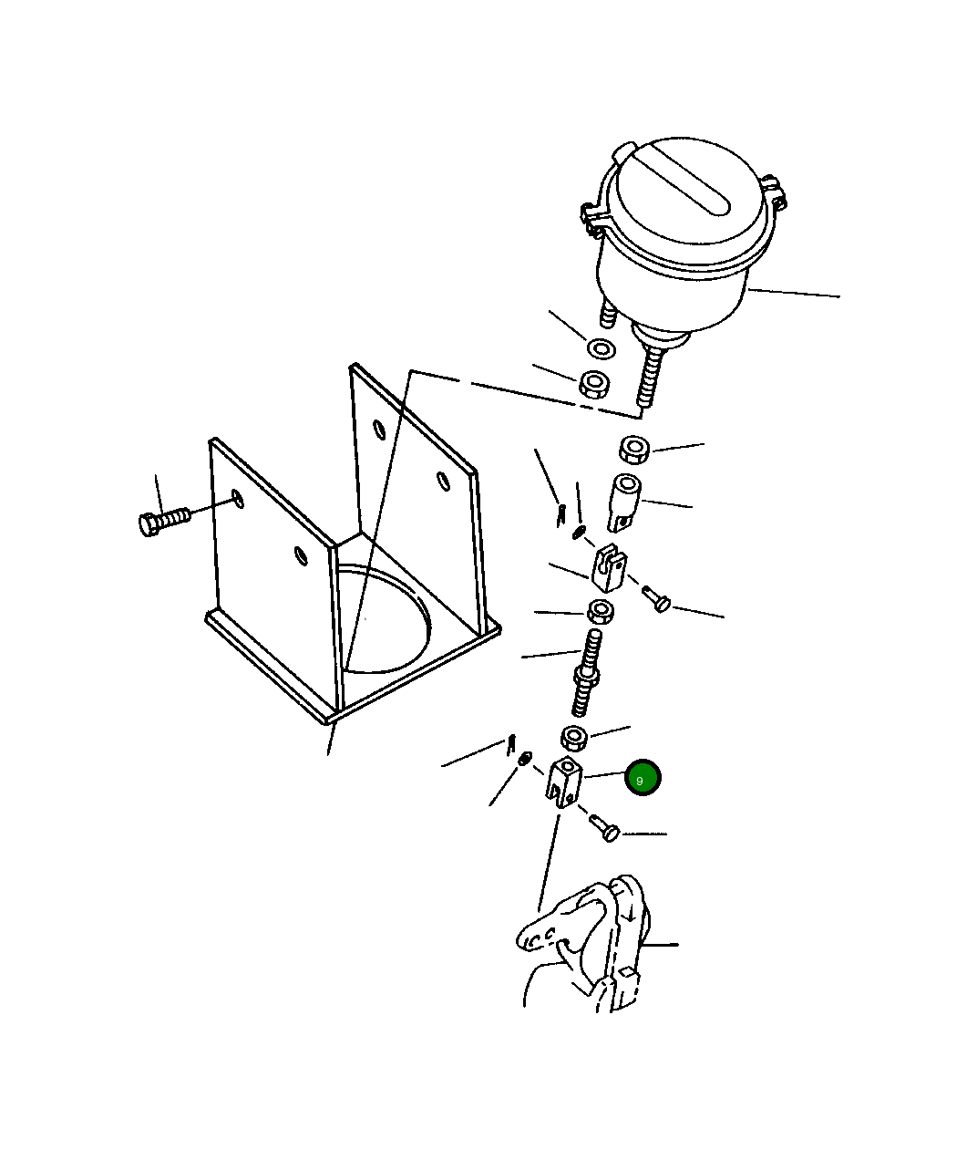 Вилка 423-43-17140 Komatsu
