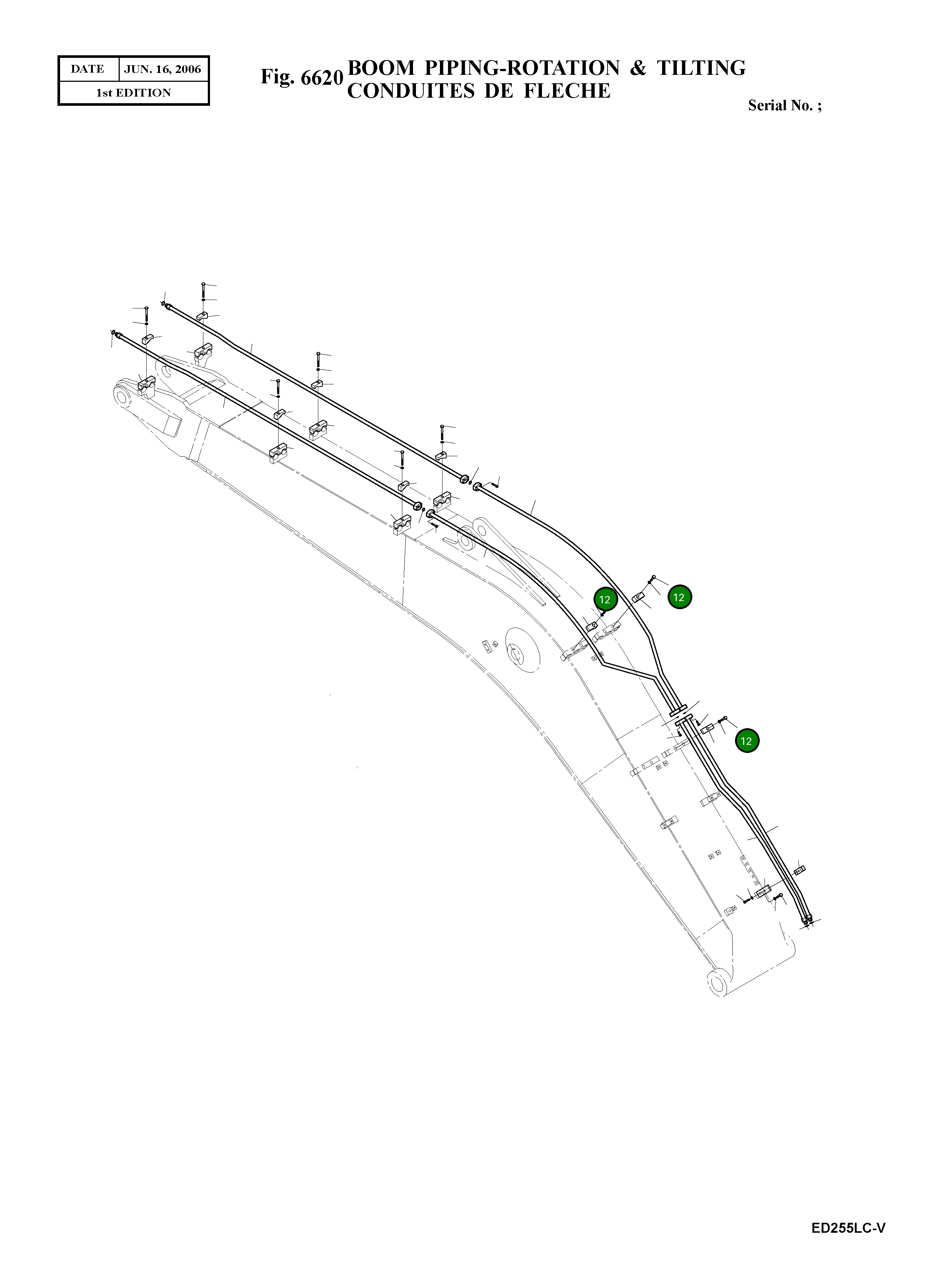 Болт M16X2.0X90 S0566066 Komatsu