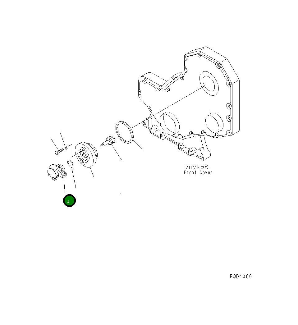 Адаптер 6732-21-3230 Komatsu