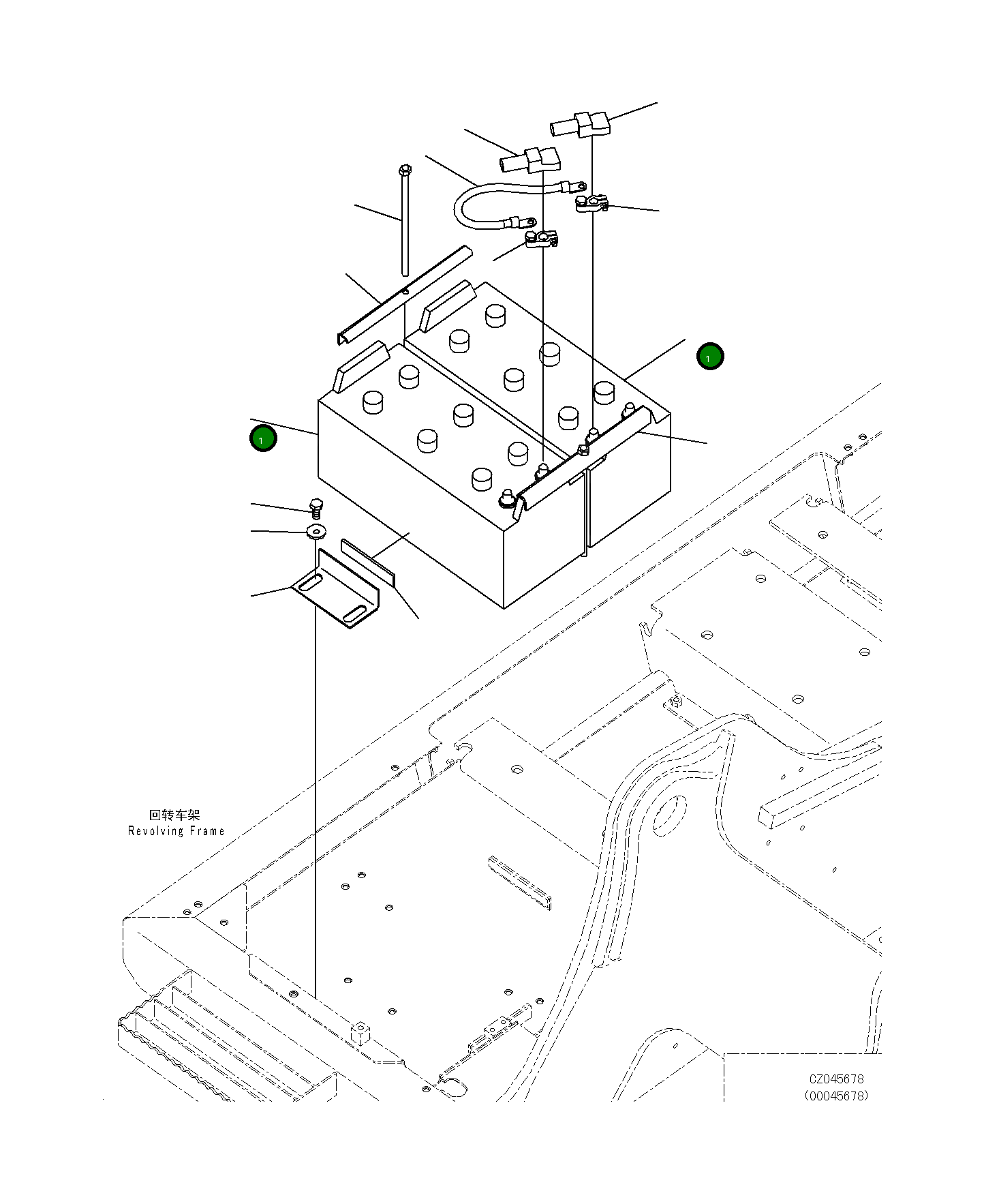 Аккумулятор 208-06-D1610 Komatsu