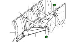 Вилка 106 639 H45 Komatsu