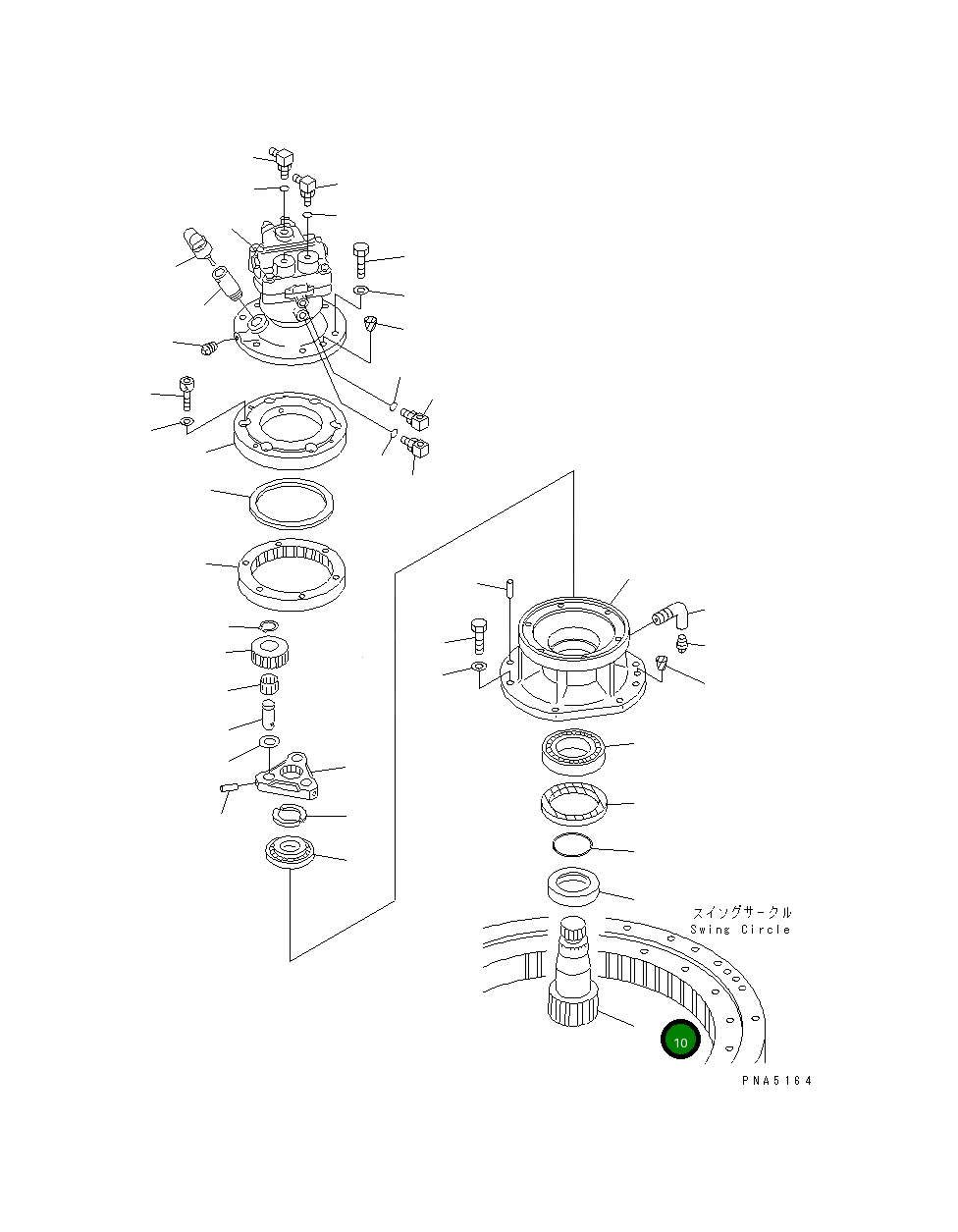 Вал 20T-76-71121 Komatsu