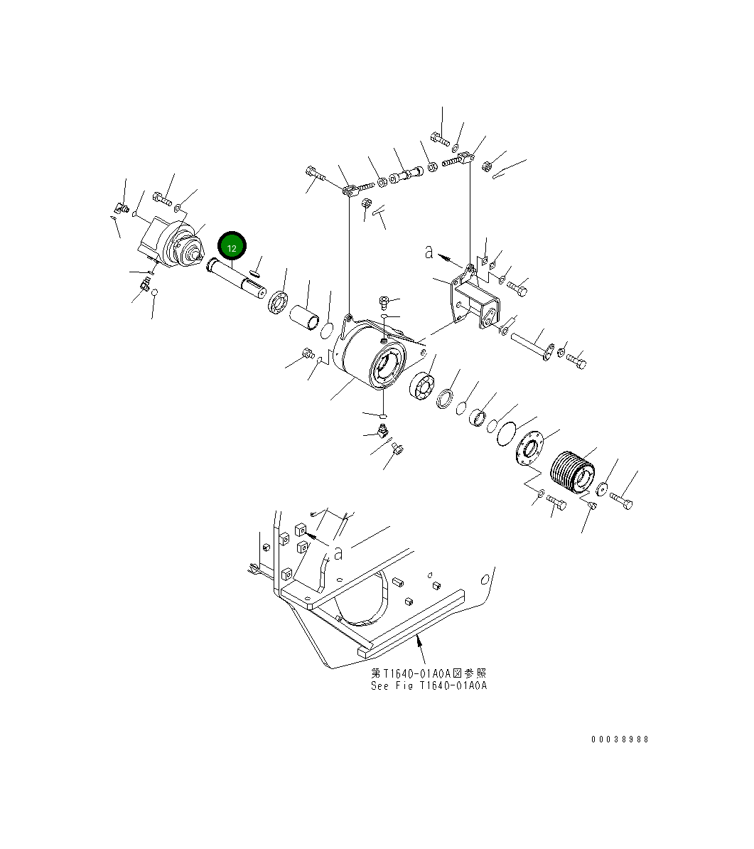 Вал 8240-70-1131 Komatsu