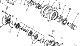 Вал 20P-60-16560 Komatsu