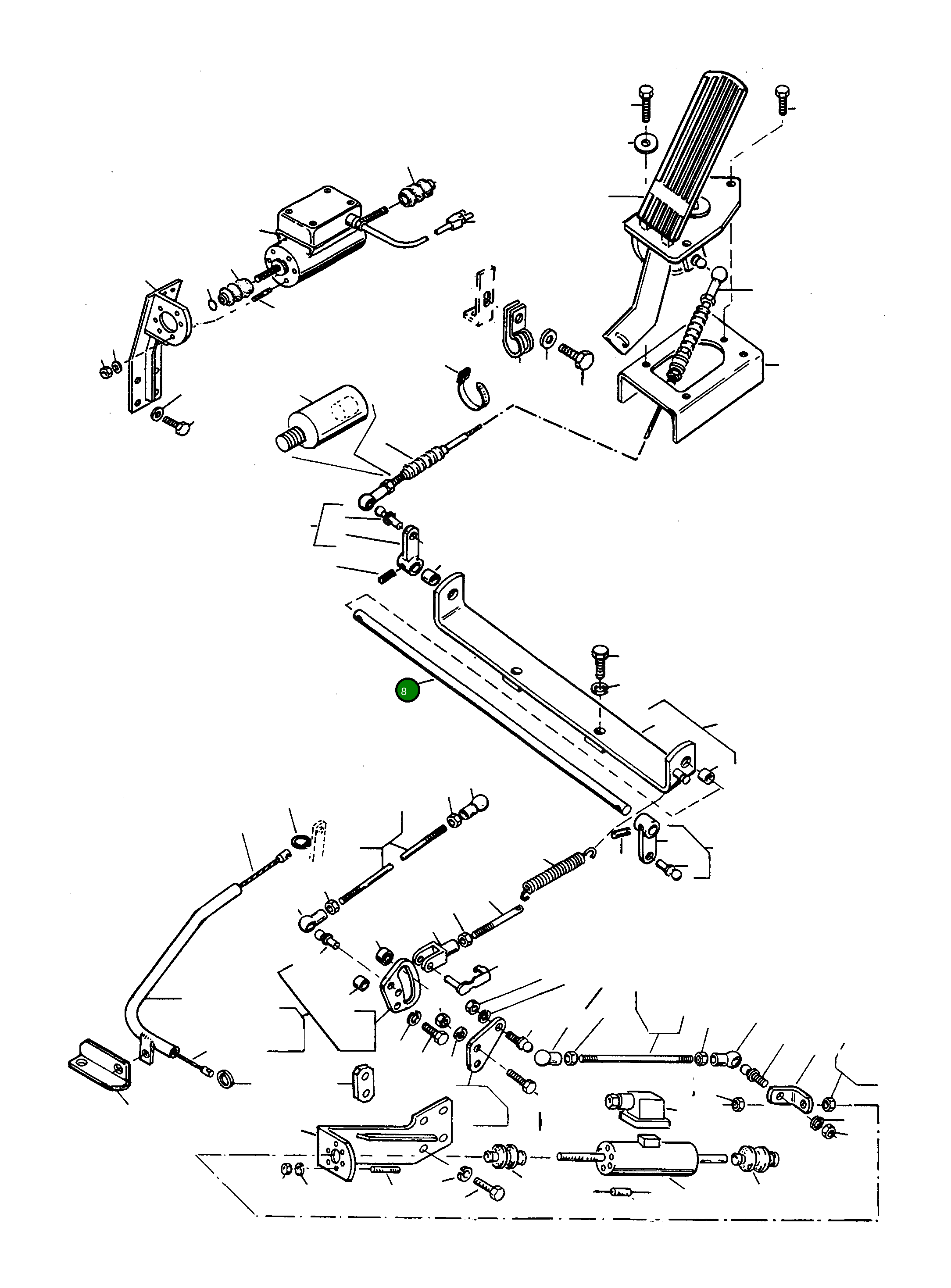 Вал 4201558M1 Komatsu