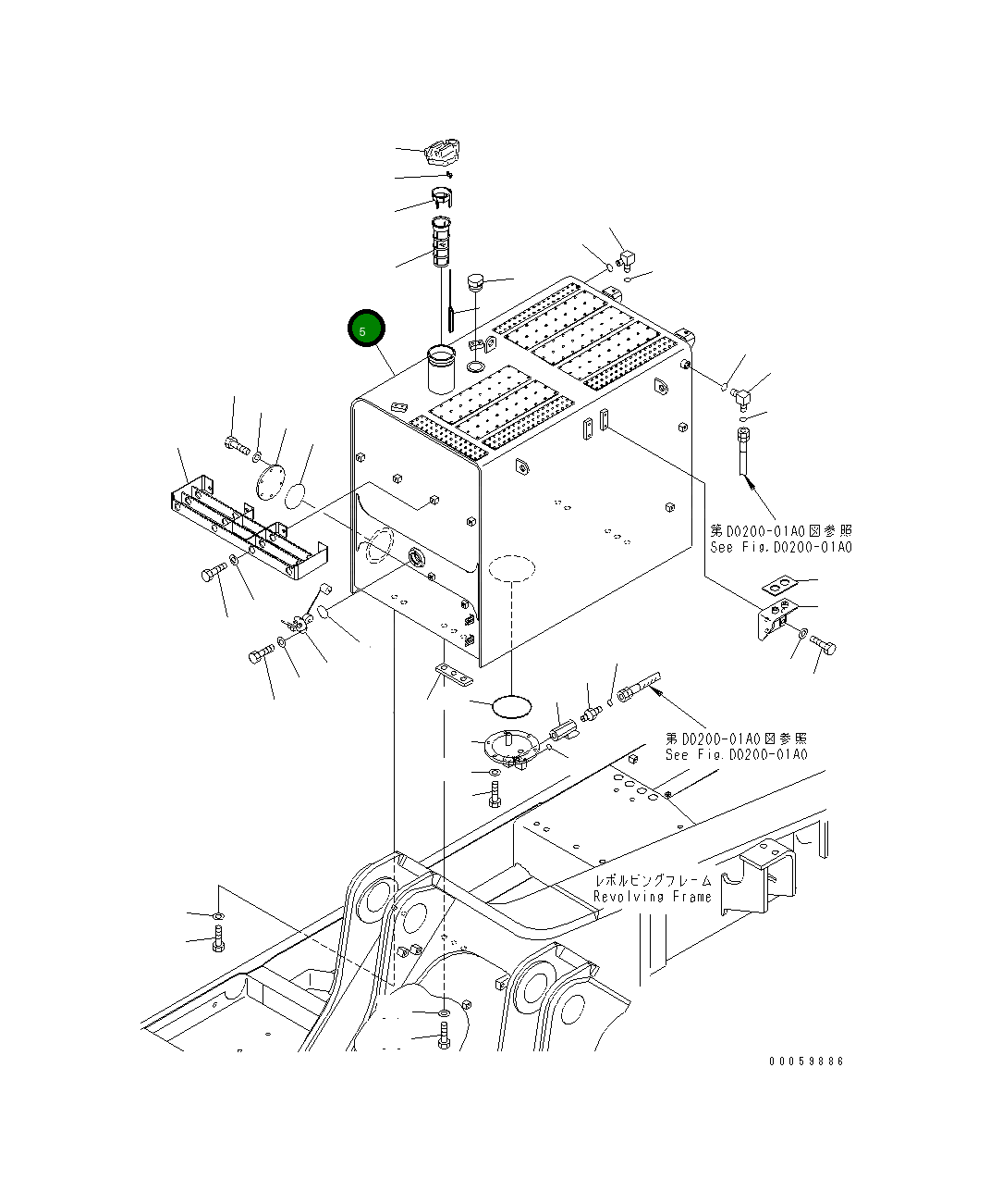 Бак 209-04-41120 Komatsu
