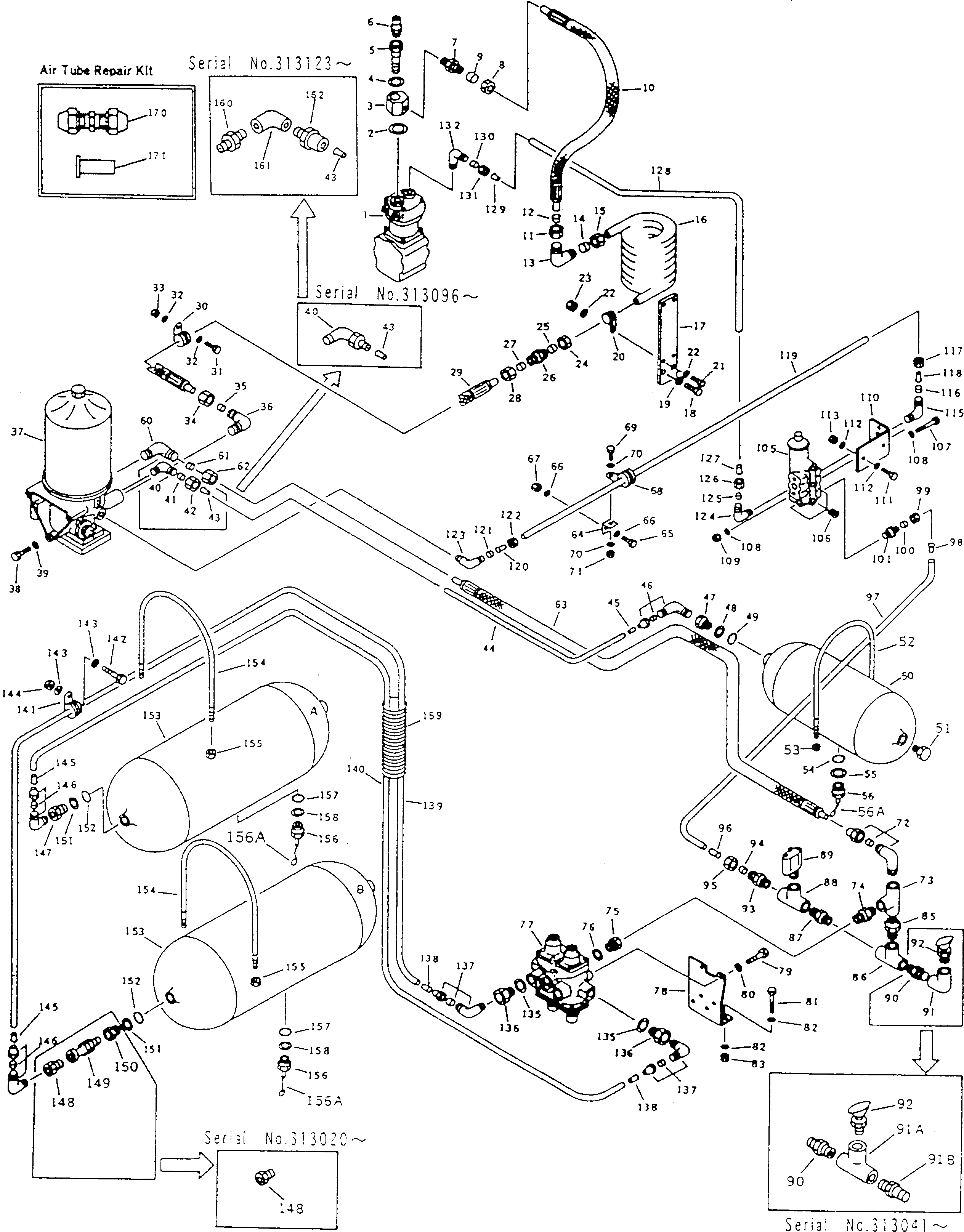 Болт,(M8X70) BW060459 Komatsu