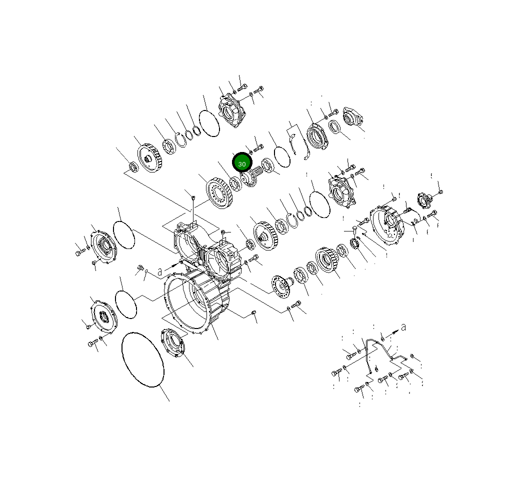 Вал 426-13-43512 Komatsu