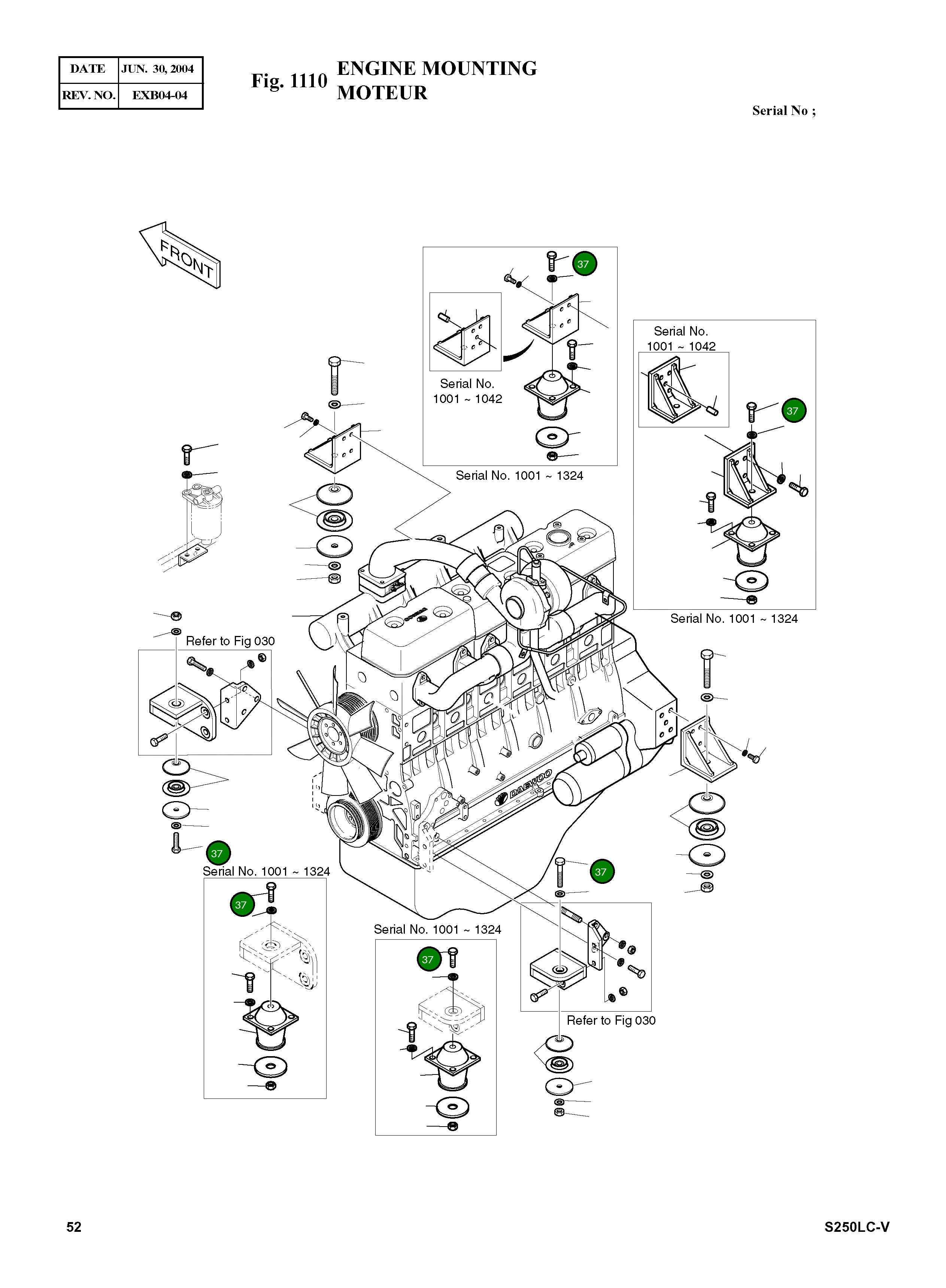Болт M16X1.5X130 S0766866 Komatsu