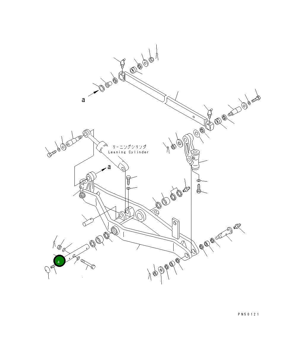 Вал 23D-27-11350 Komatsu