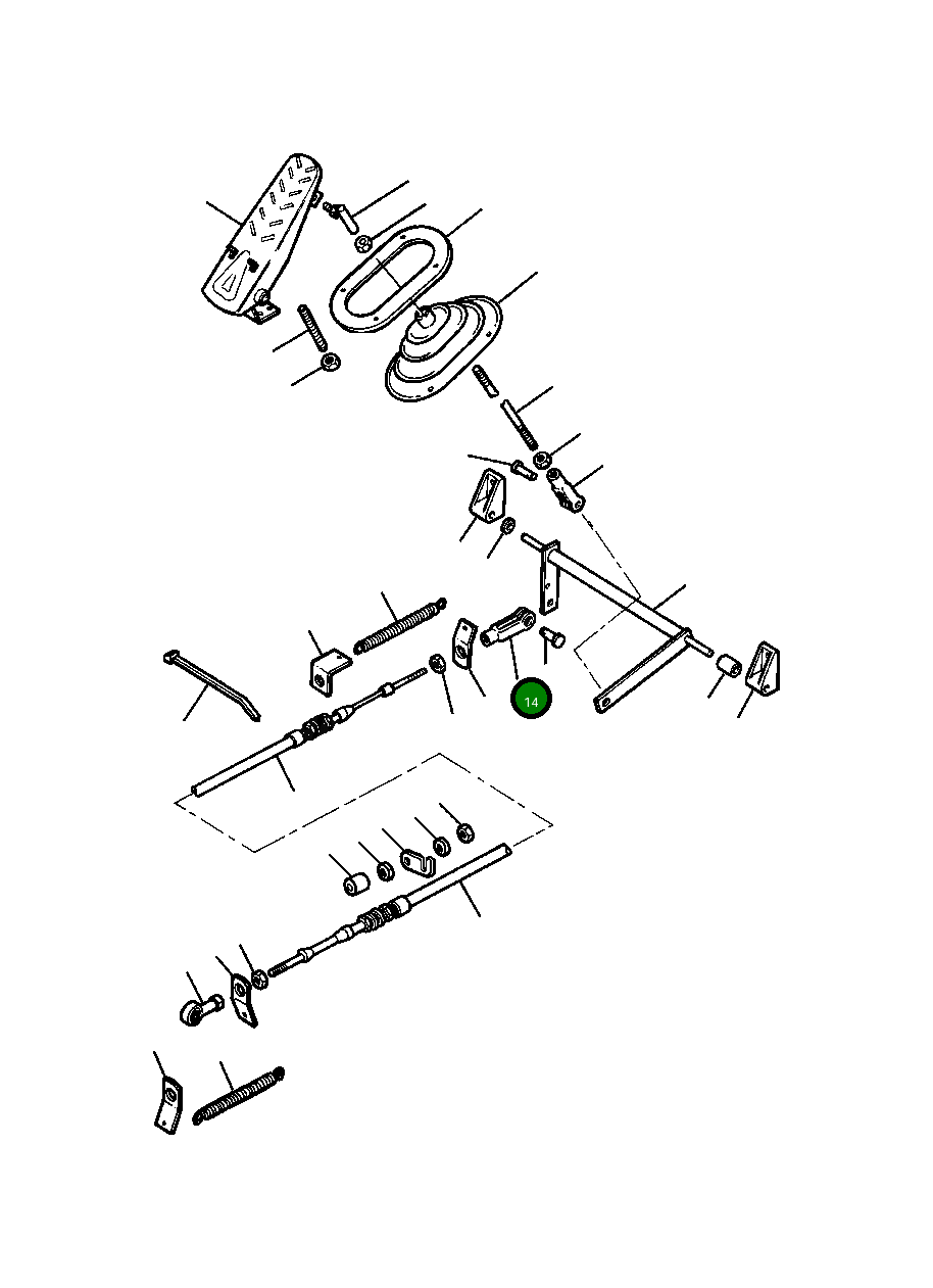 Вилка 165 253 H1 Komatsu