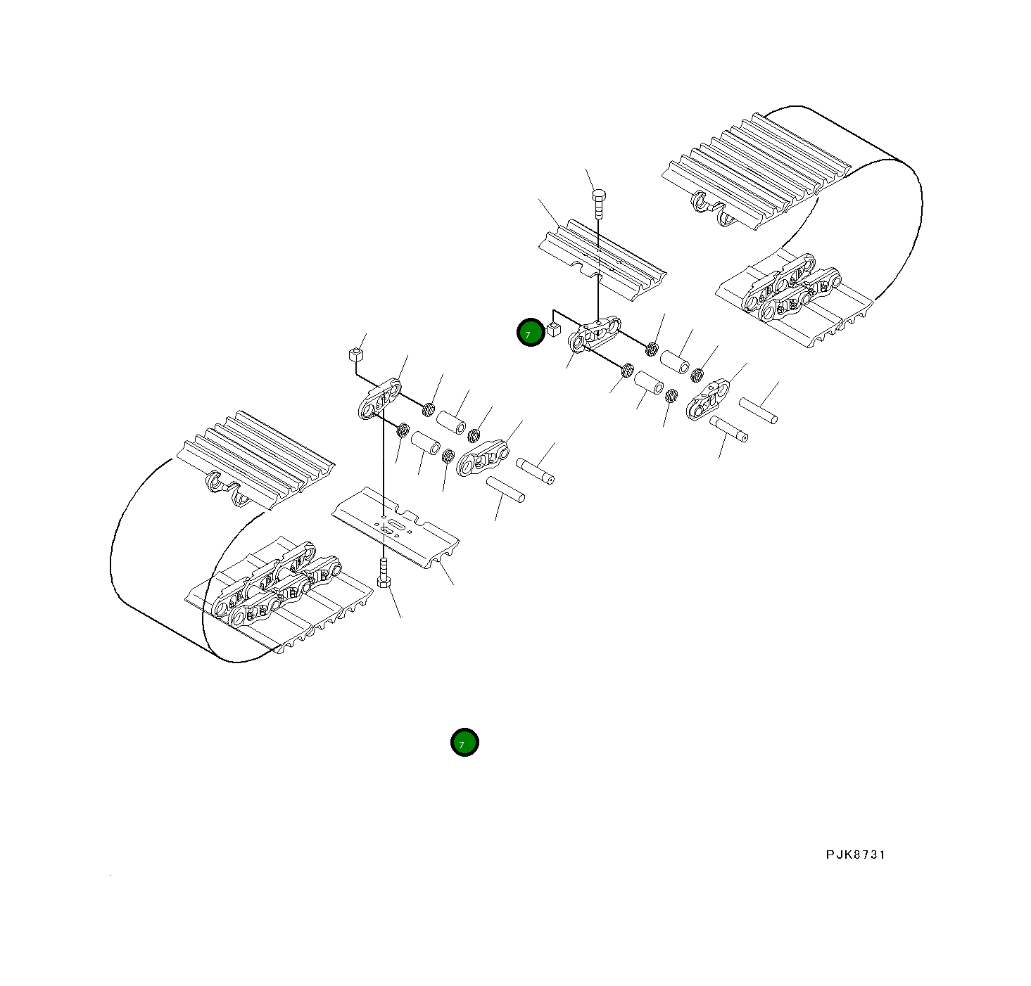 Башмак 21K-32-21520 Komatsu