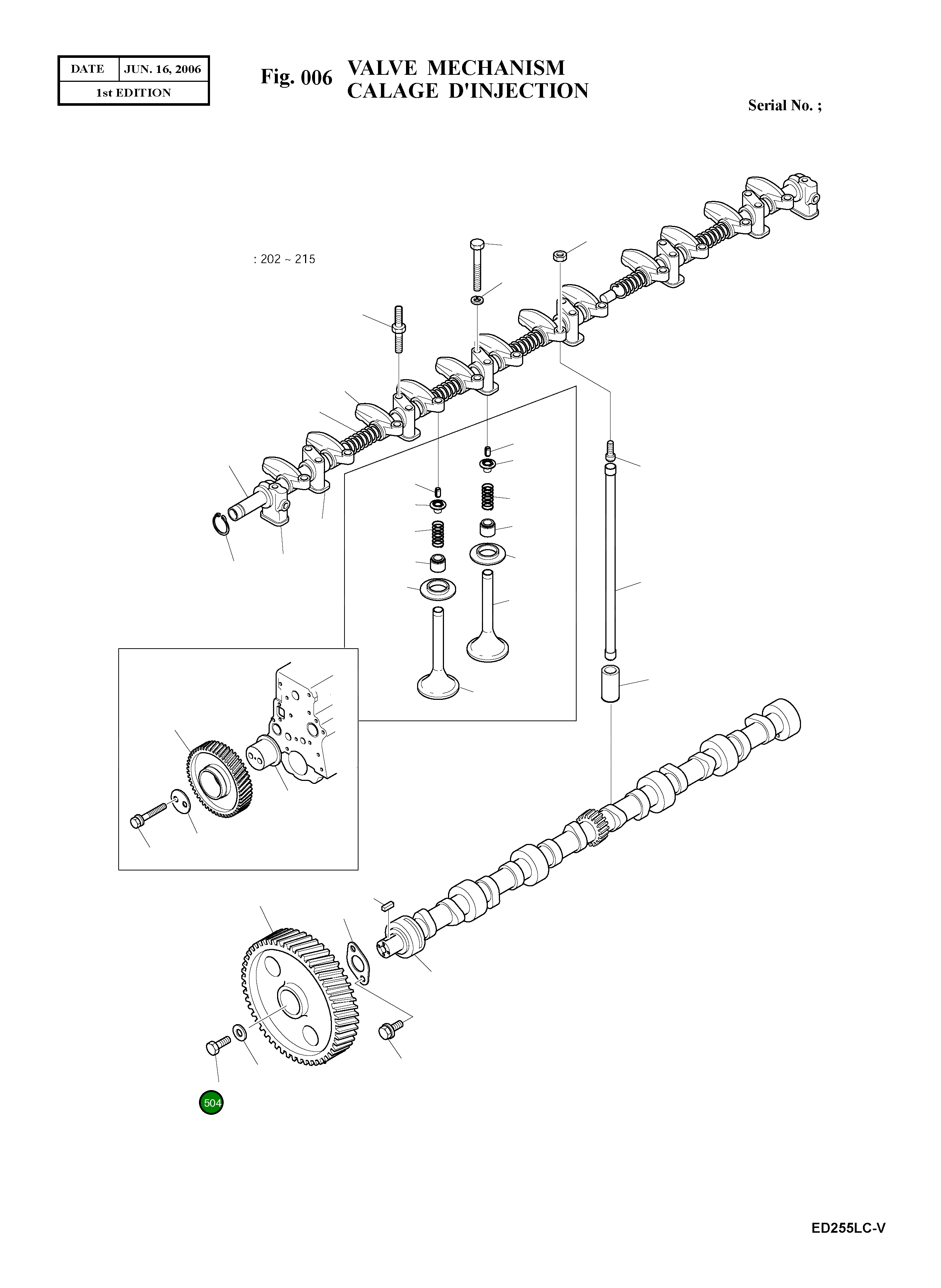 Болт M14X1.5X28 06.01733-4410 Komatsu