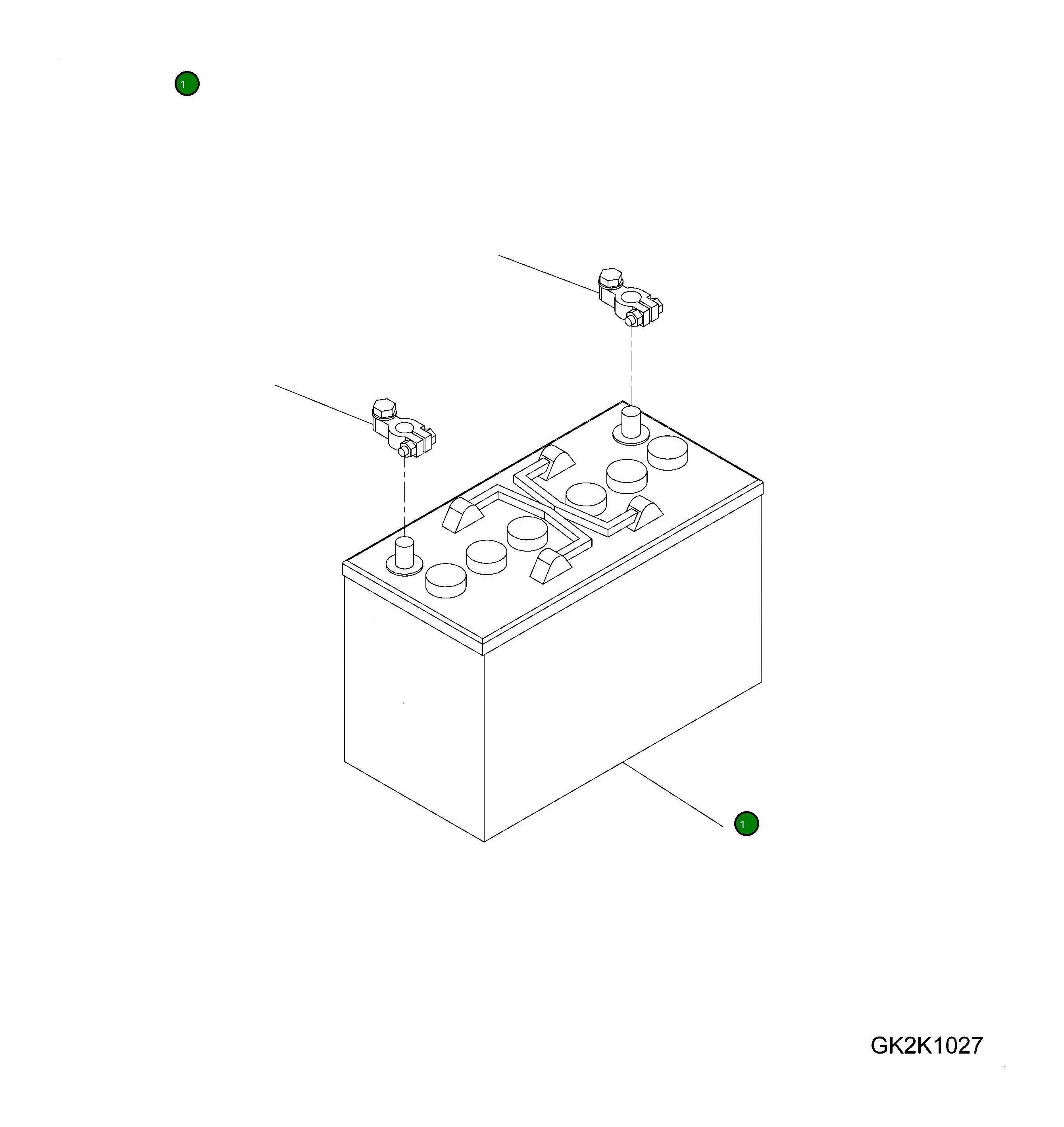Аккумулятор 421-Z28-H100 Komatsu
