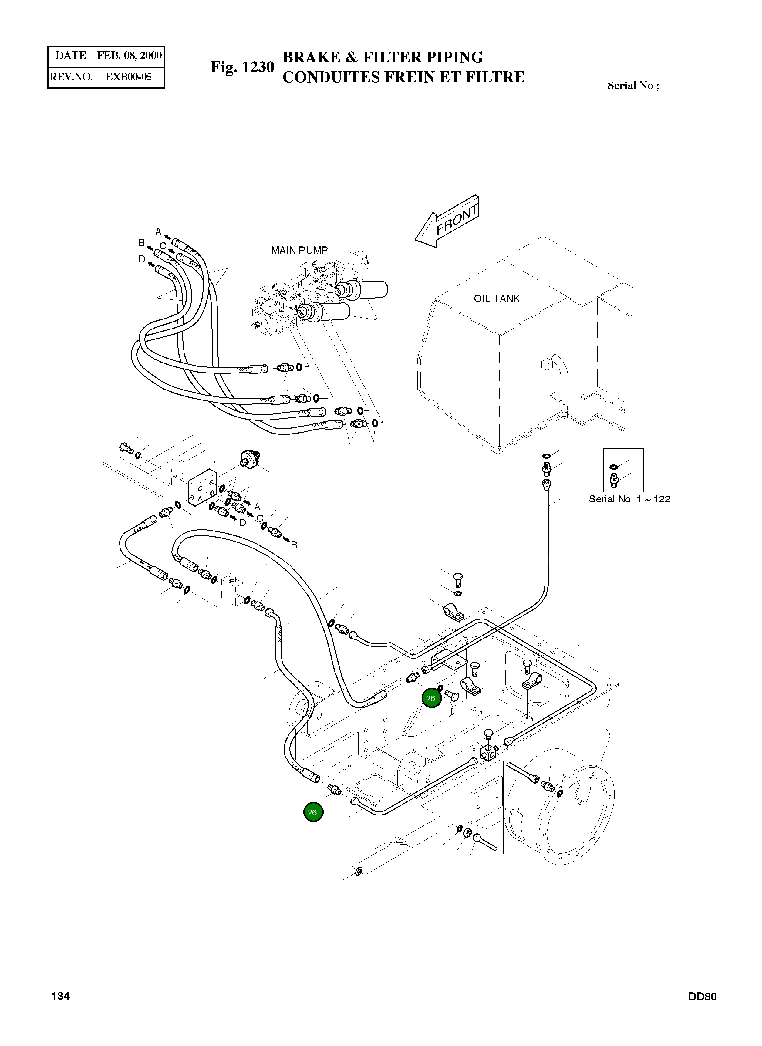 Адаптер M12XPF1/4 2181-1914D7 Komatsu