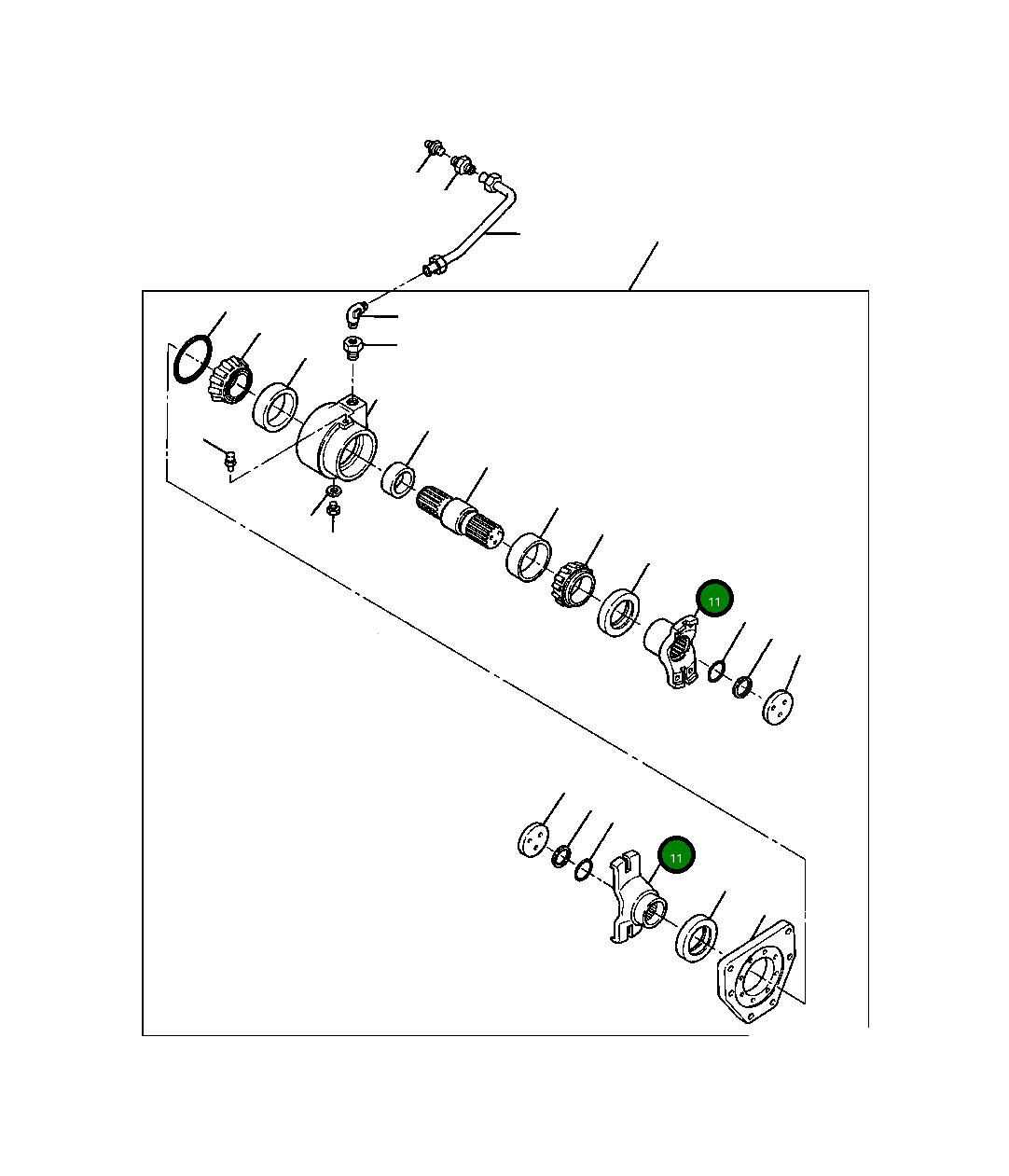 Вилка 927 893 C3 Komatsu