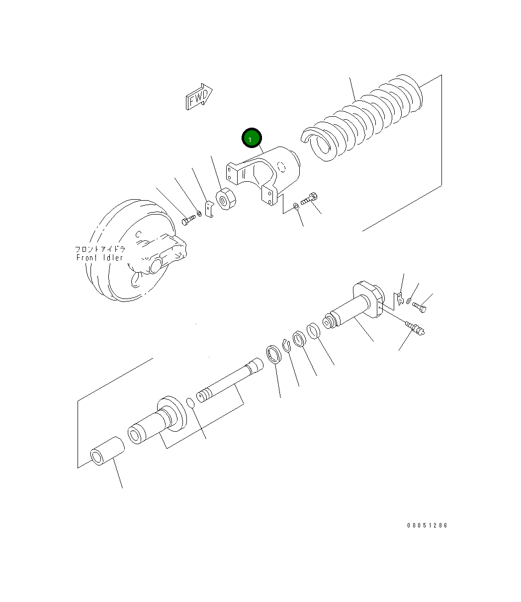Вилка 207-30-74111 Komatsu