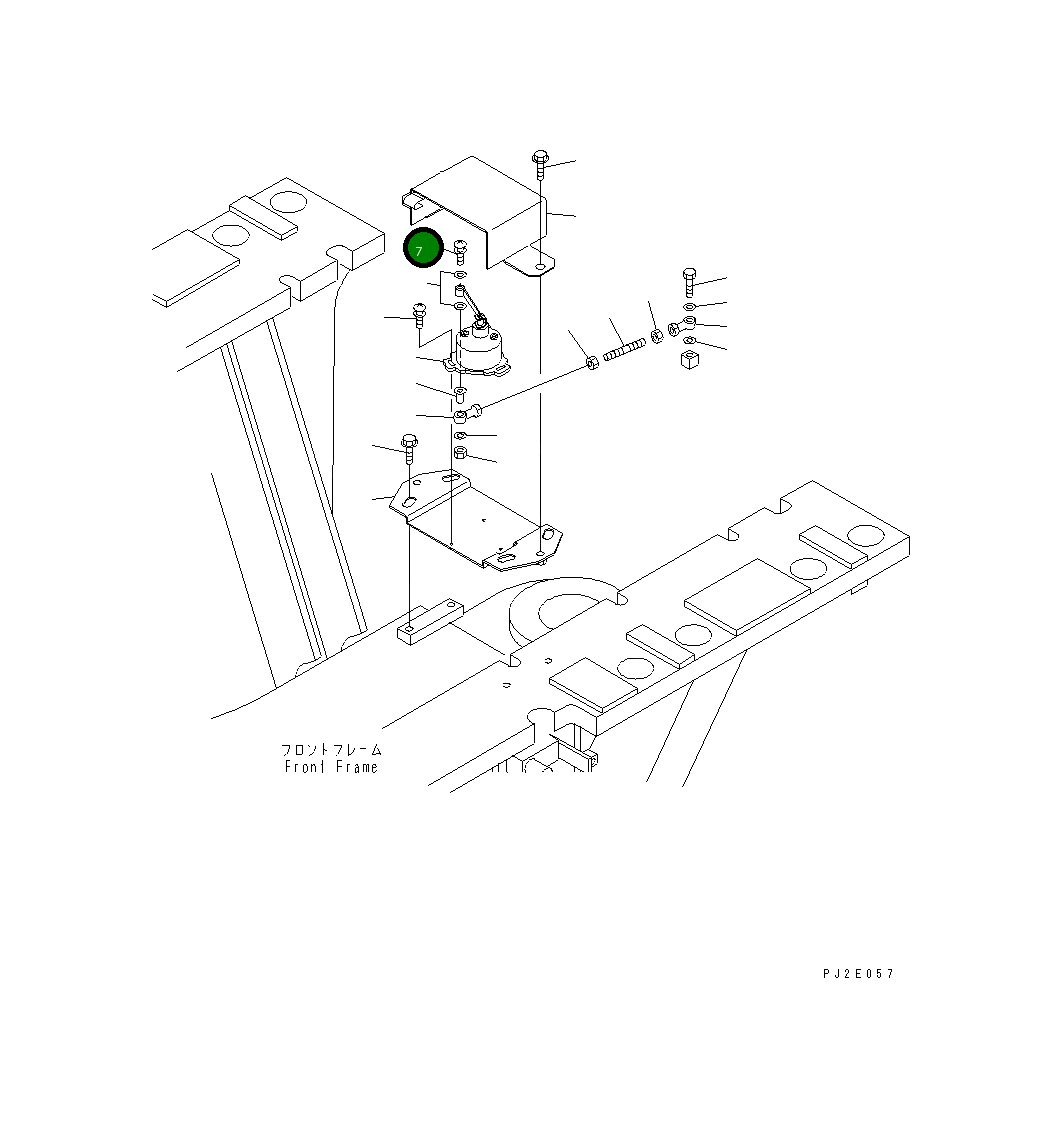 Винт 01023-10535 Komatsu