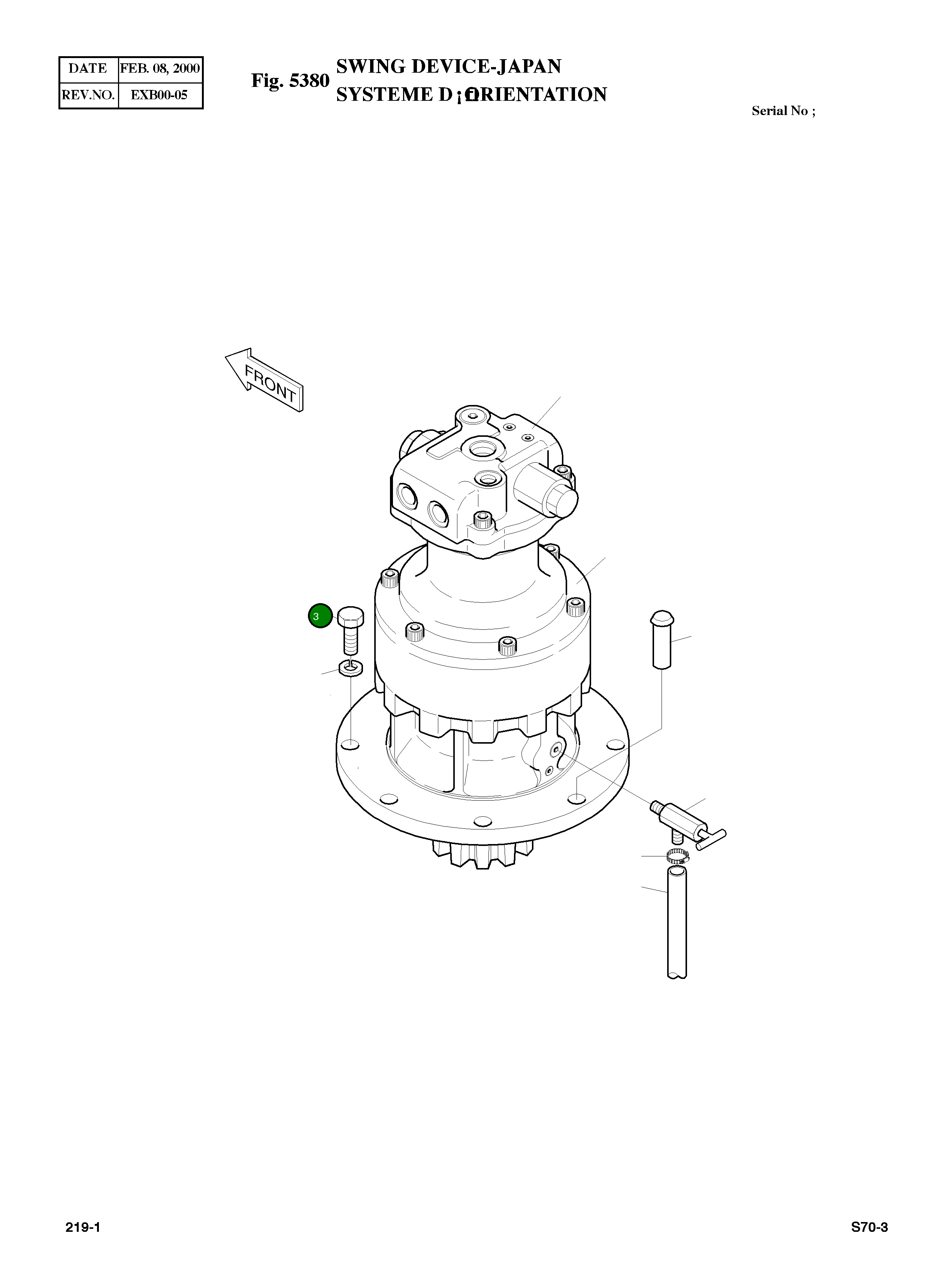 Болт M16X2.0X40 S0565051 Komatsu