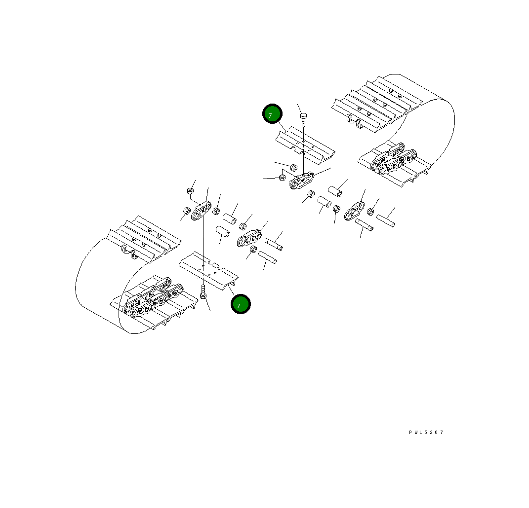 Башмак 201-32-71410 Komatsu