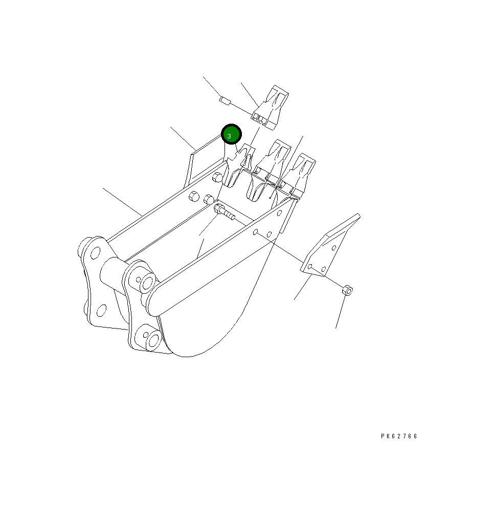 Адаптер 20N-70-71360 Komatsu