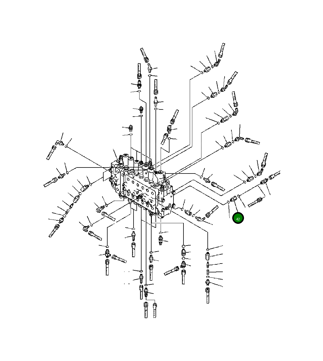 Адаптер 20Y62-22160 Komatsu