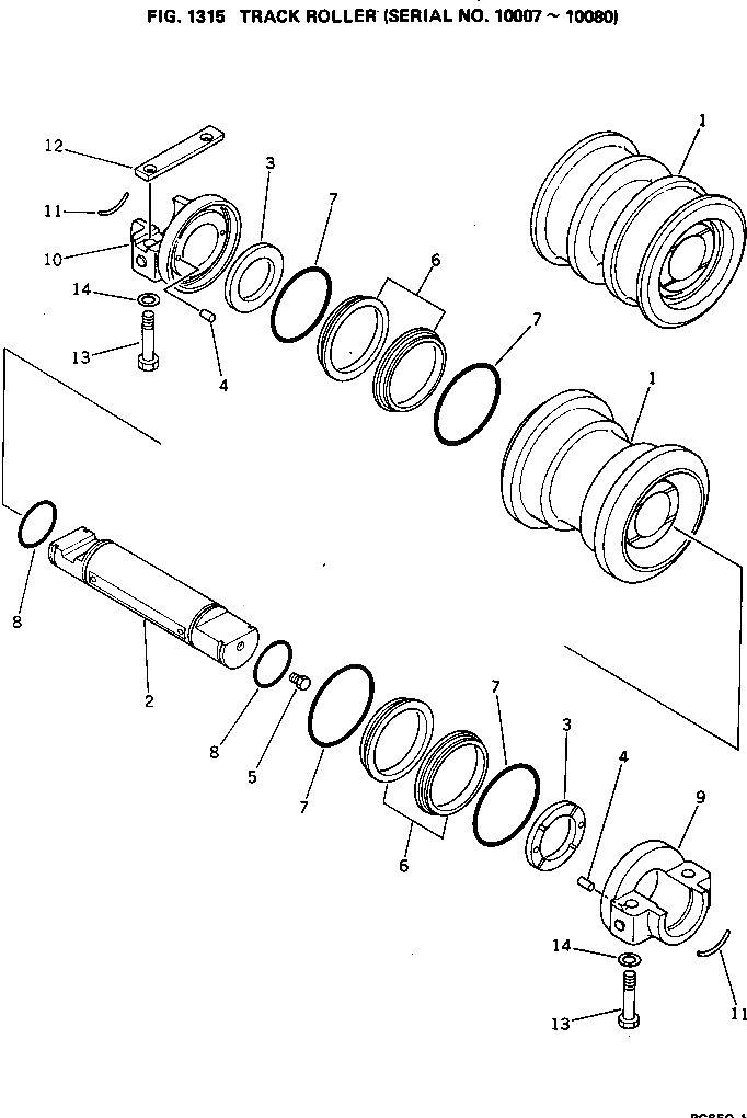 Вал 209-30-12130 Komatsu