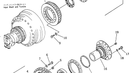 Вал 568-13-12522 Komatsu