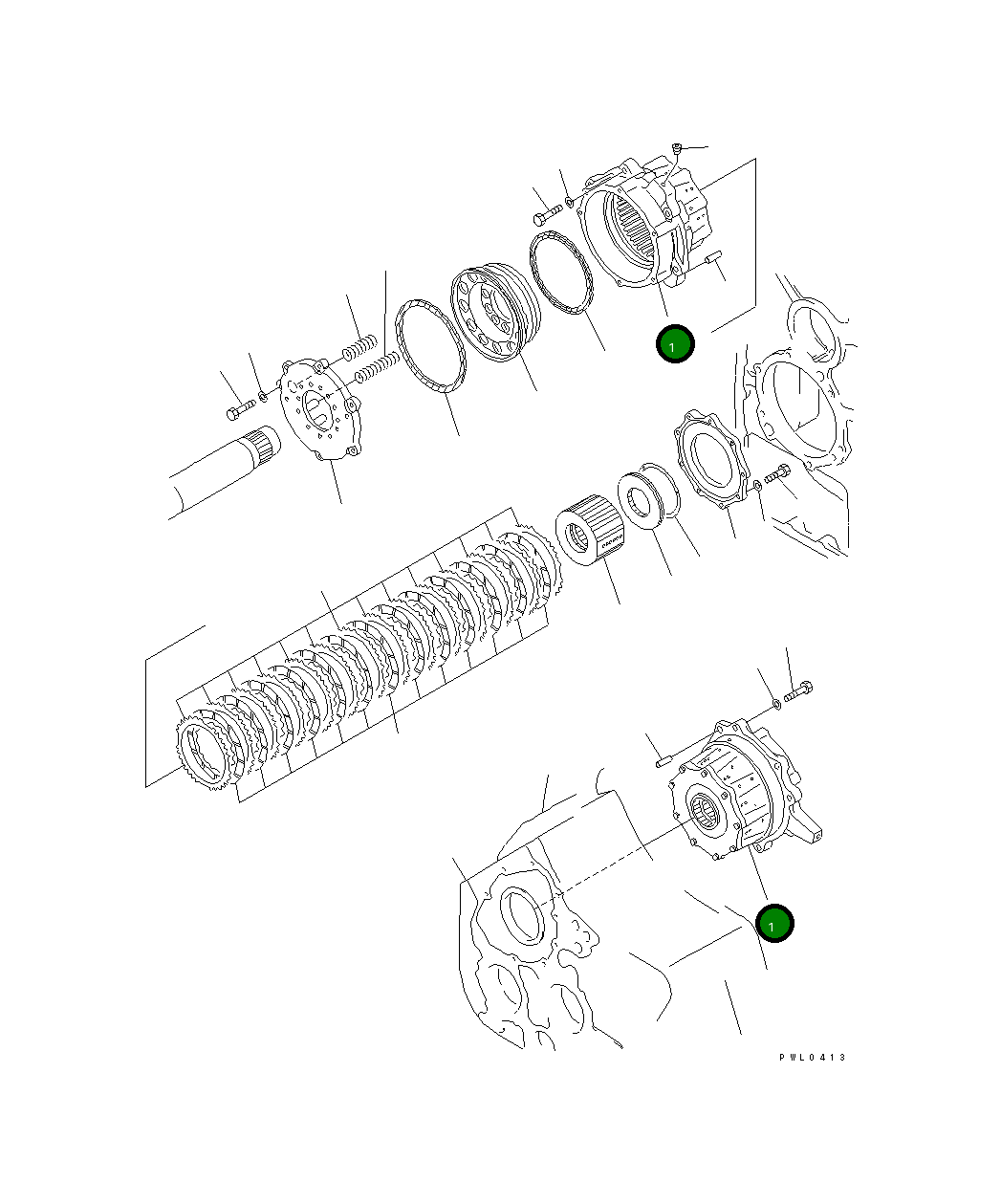 Барабан 176-76-64110 Komatsu