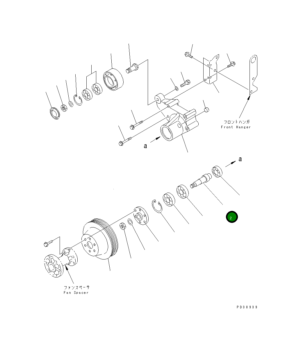 Вал 6207-61-3320 Komatsu