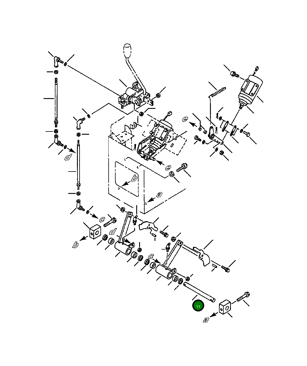 Вал 424-V91-1170 Komatsu