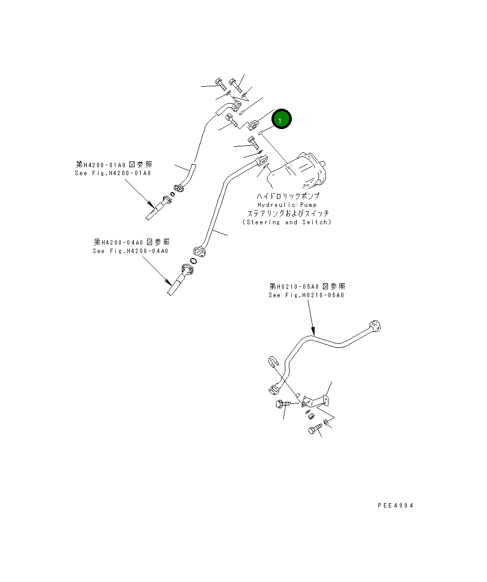 Адаптер 421-62-21610 Komatsu