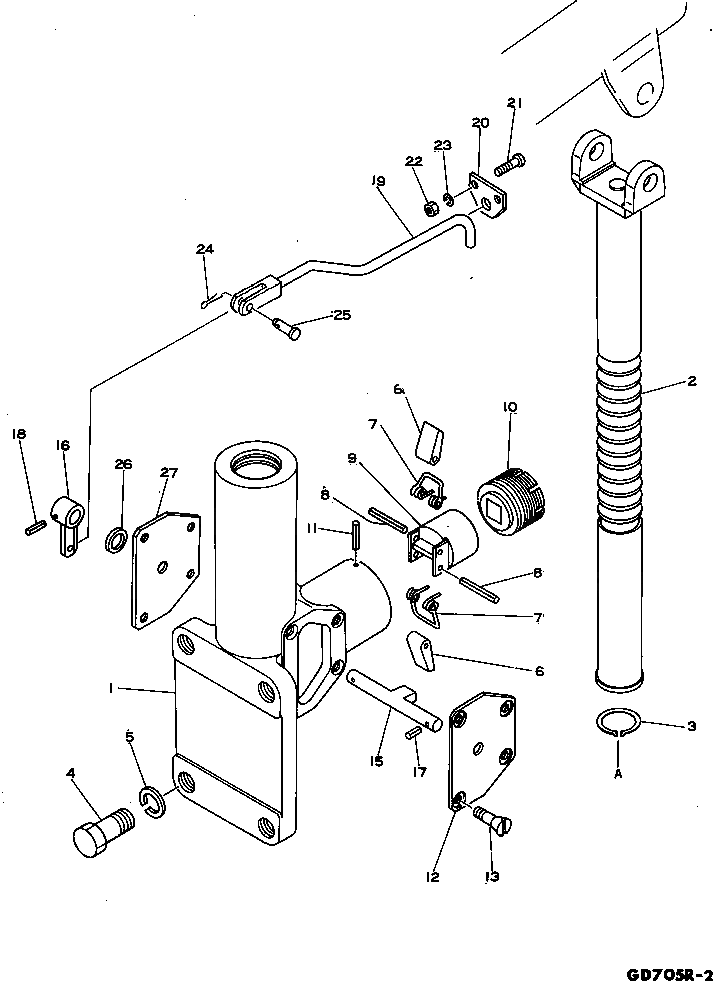Вал 234-40-11122 Komatsu