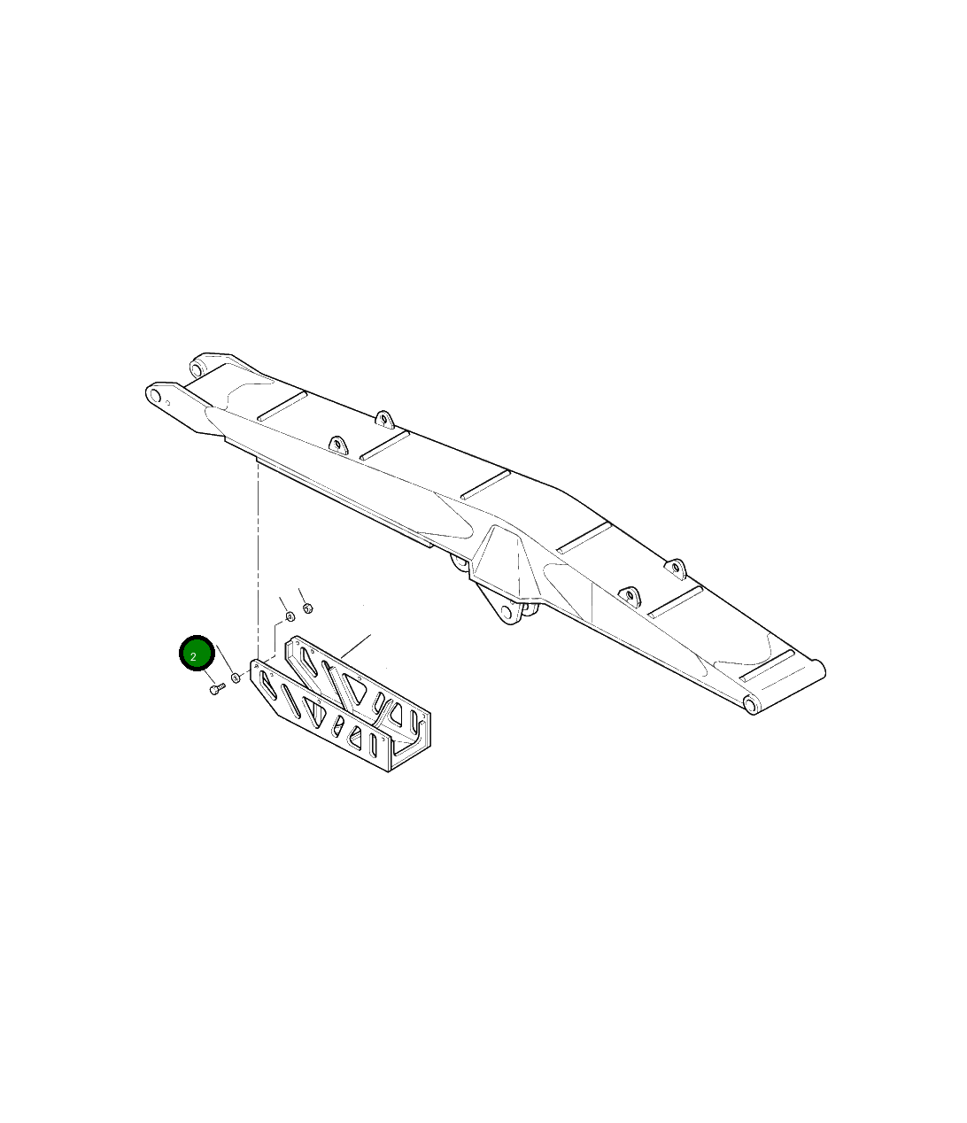 Болт шестигранный 955364KF Komatsu