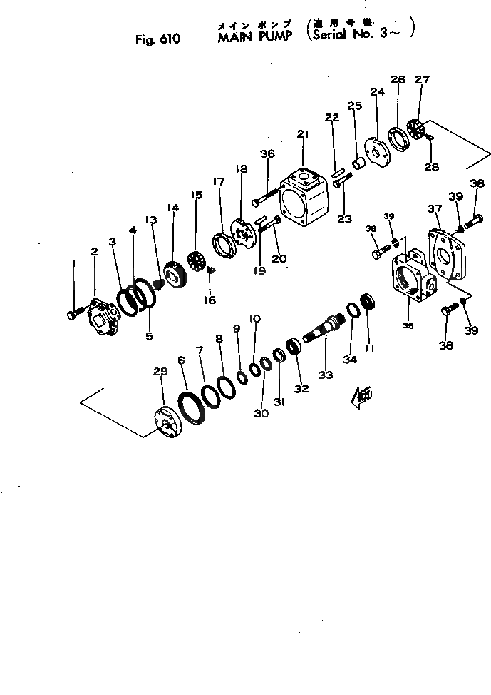 Вал 380-177609-1 Komatsu