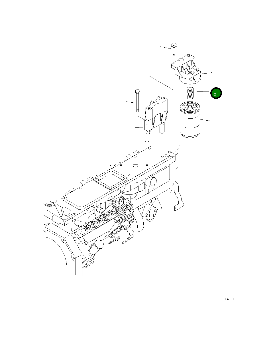 Адаптер 6732-71-6650 Komatsu