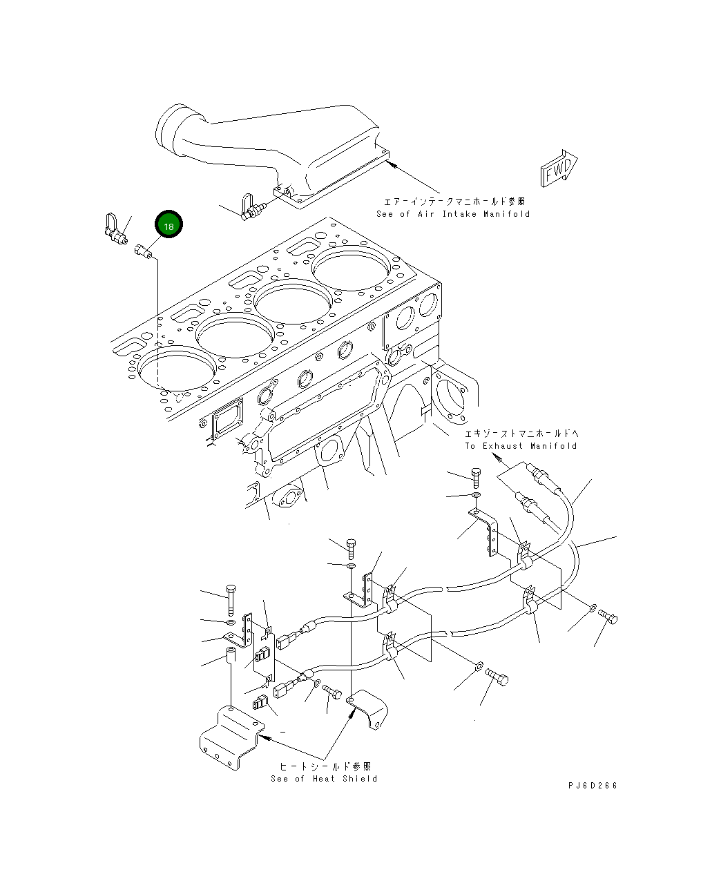 Адаптер 6240-51-9910 Komatsu