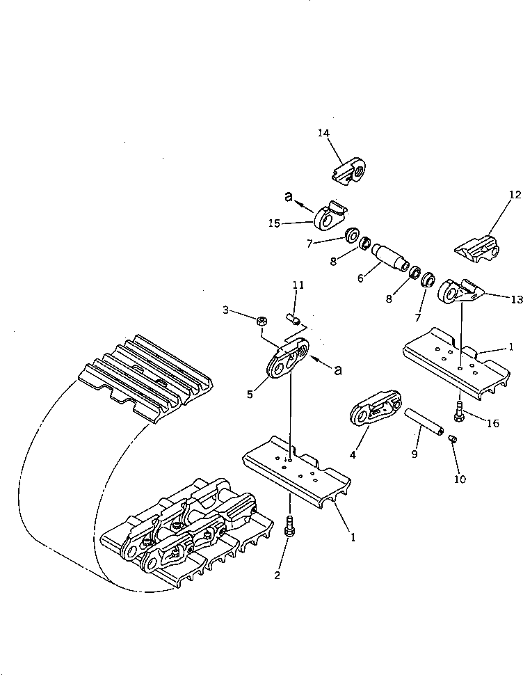 Башмак 141-32-11350 Komatsu