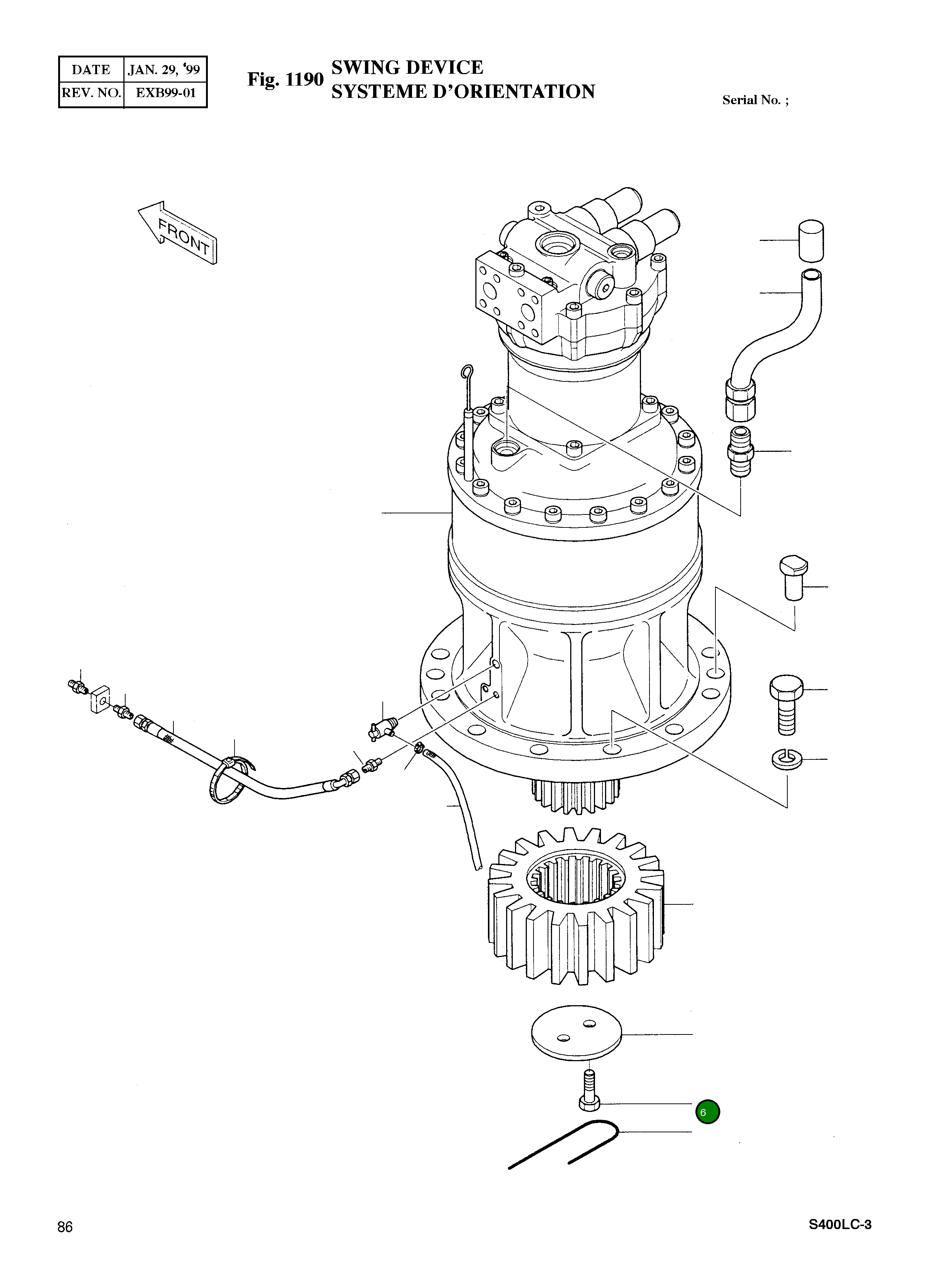Болт M16X2.0X35 2120-1340A Komatsu