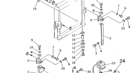 Кронштейн 20D-03-41570 Komatsu
