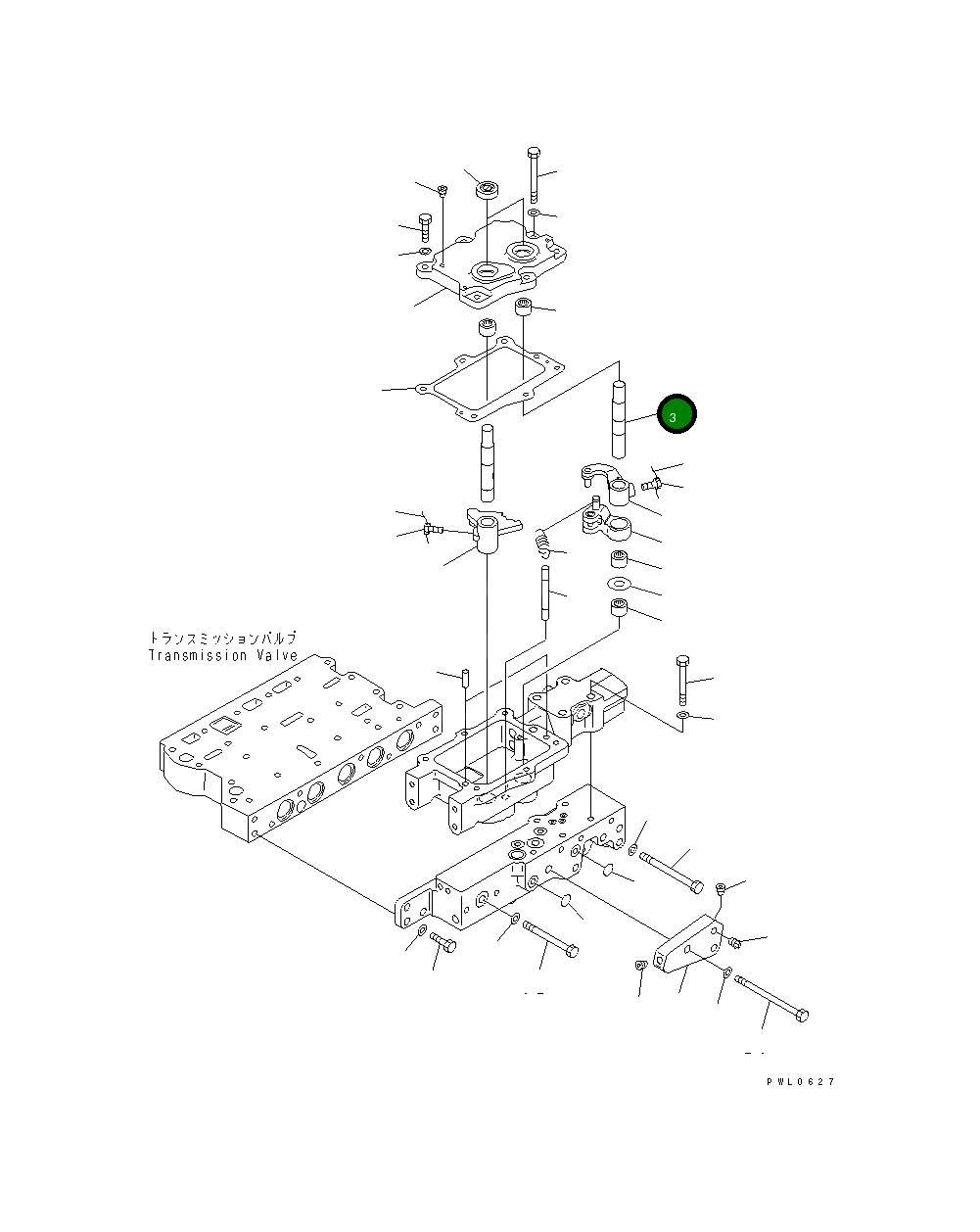 Вал 198-15-38660 Komatsu