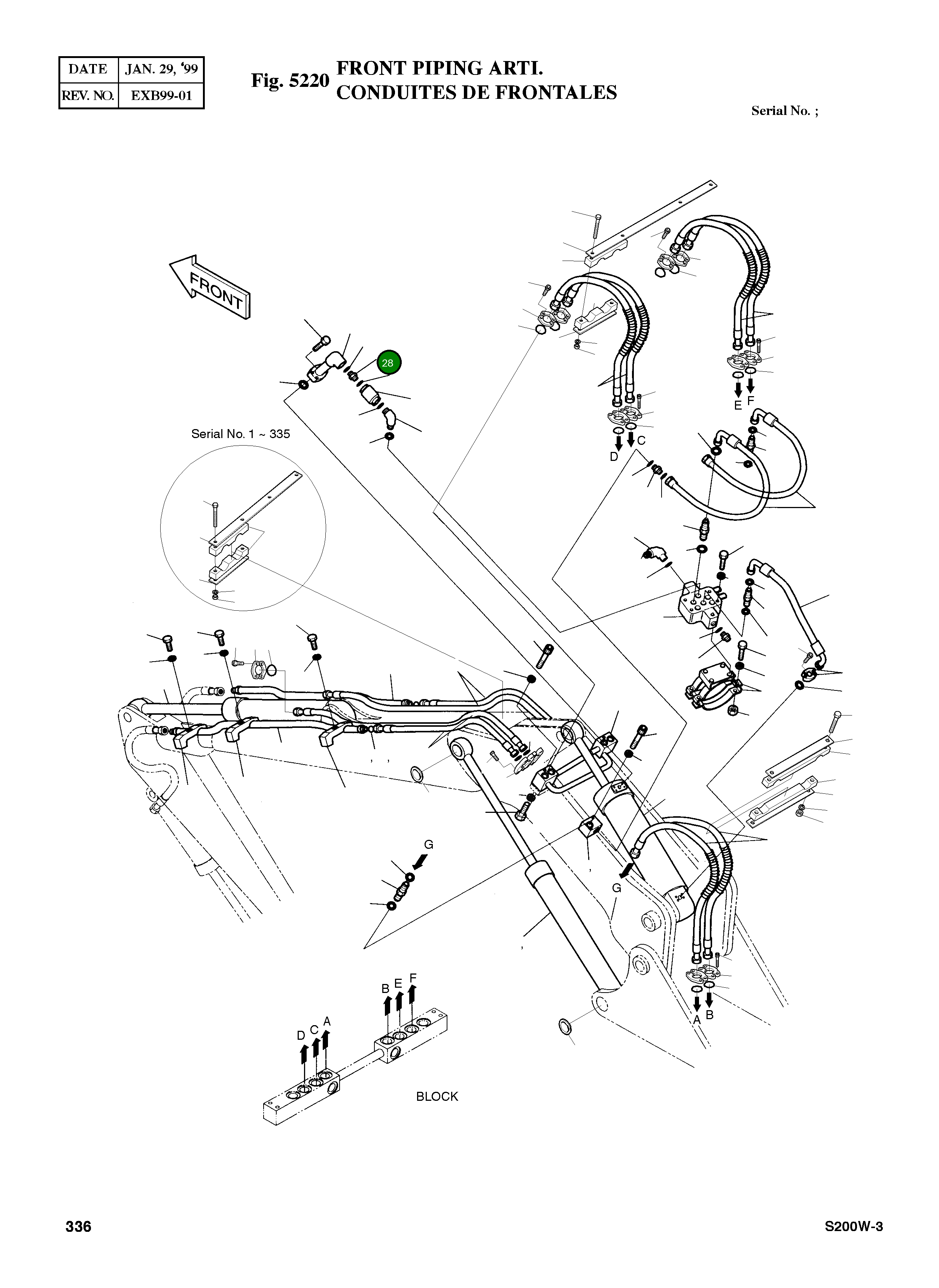 Адаптер 2-PF3/4 2181-1938D11 Komatsu