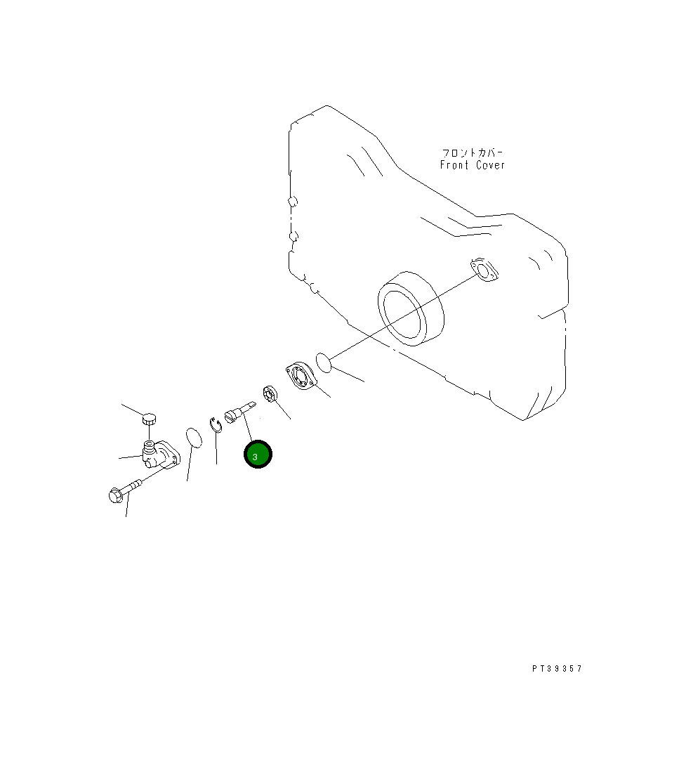 Вал 6215-81-3520 Komatsu