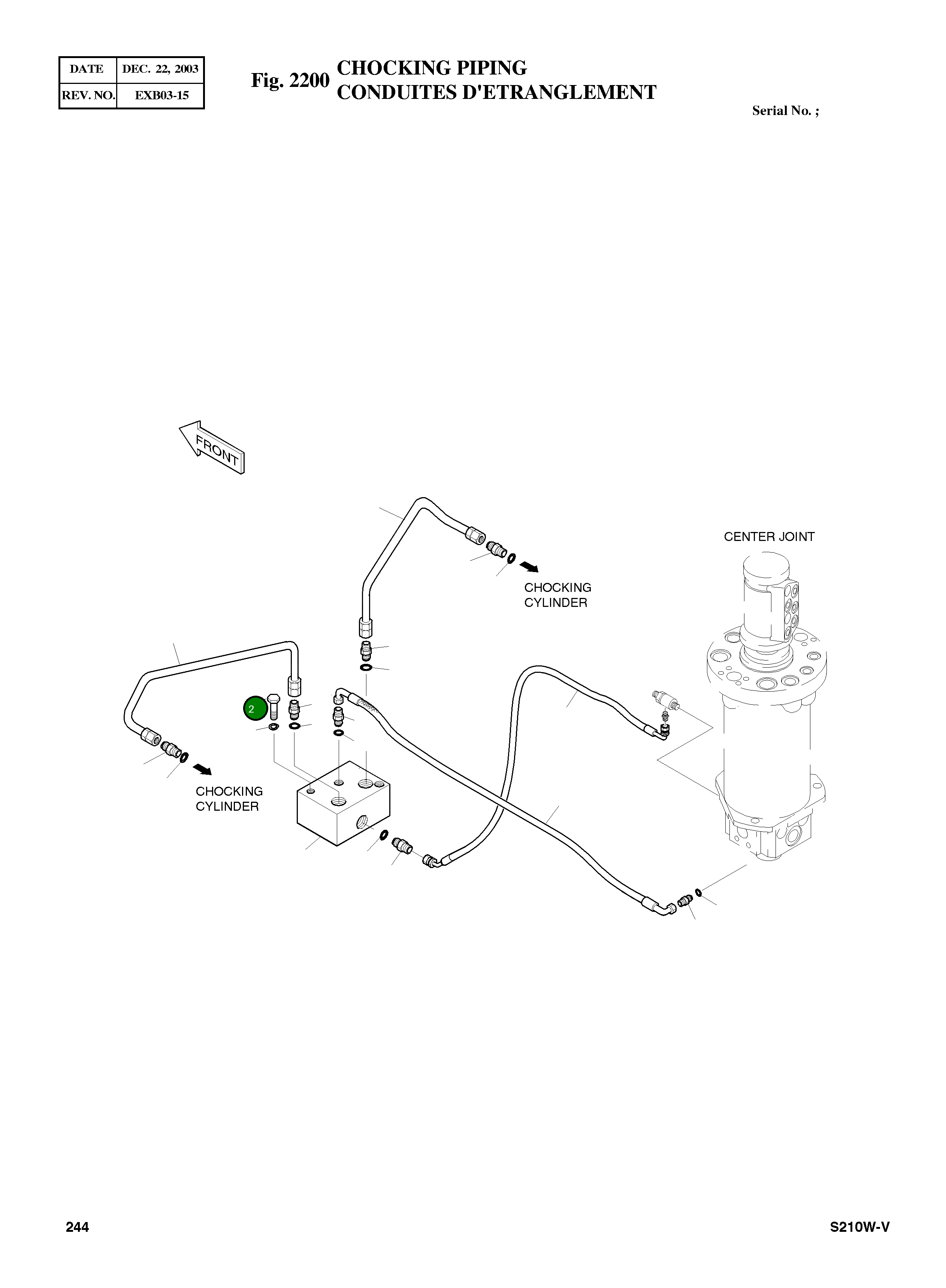 Болт M8X1.25X85 S0557053 Komatsu