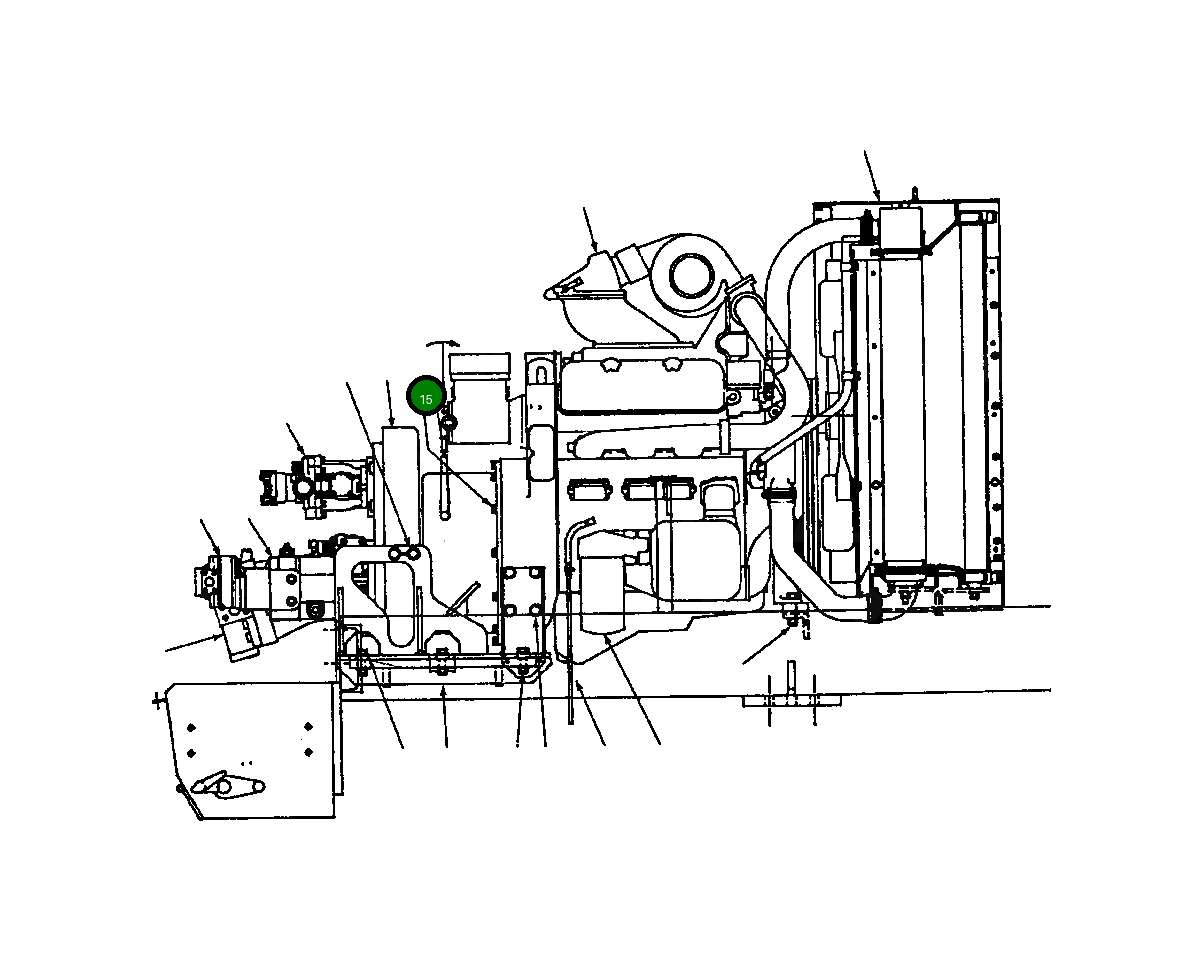 Болт - 1 In 33 367 H45 Komatsu